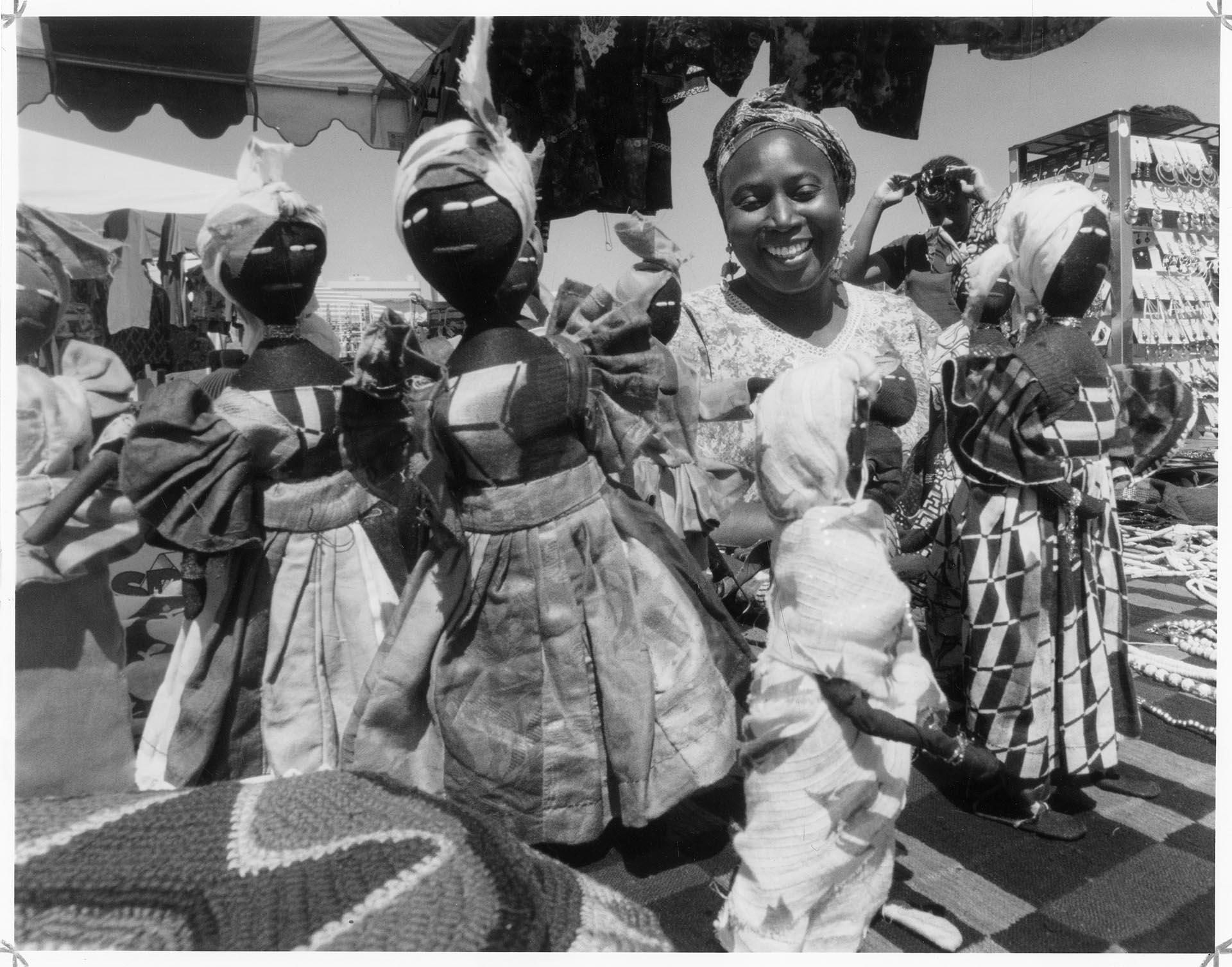Image of Dior Seck at Black Community Festival, Seattle, July 30, 1993