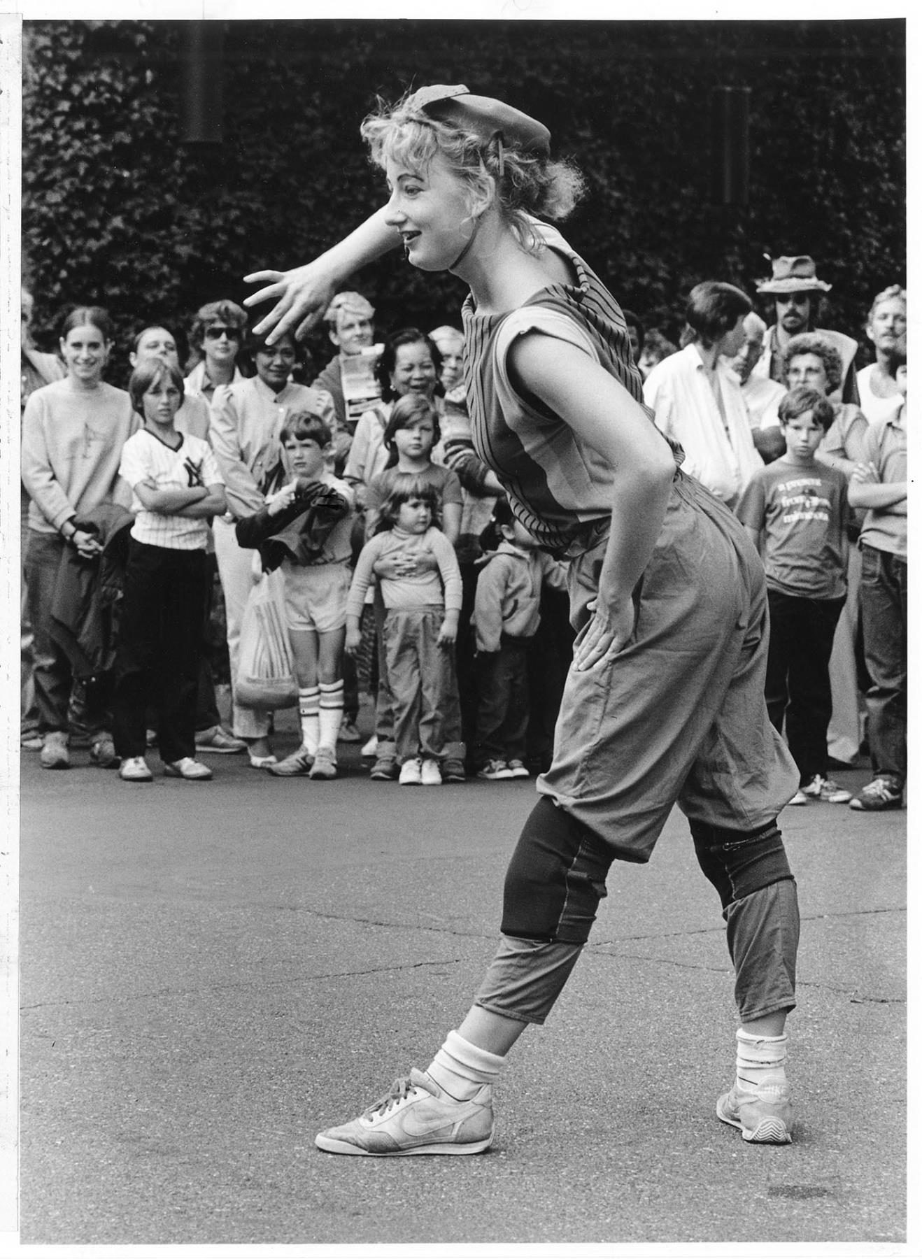 Image of Mime performing at Bumbershoot, Seattle, August 31, 1984