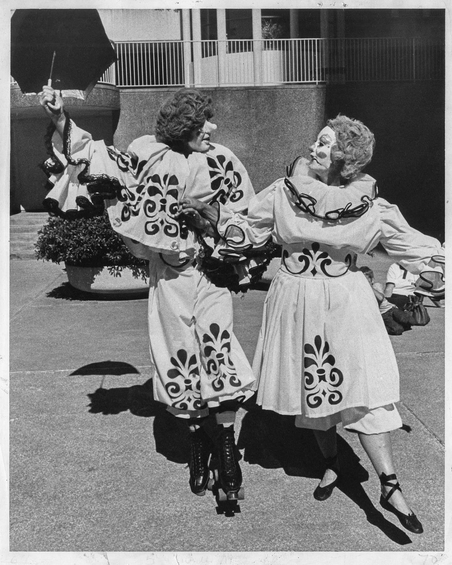 Image of Phyllis Lamphere and Bill Earl dancing at  Bumbershoot, Seattle, August 16, 1974
