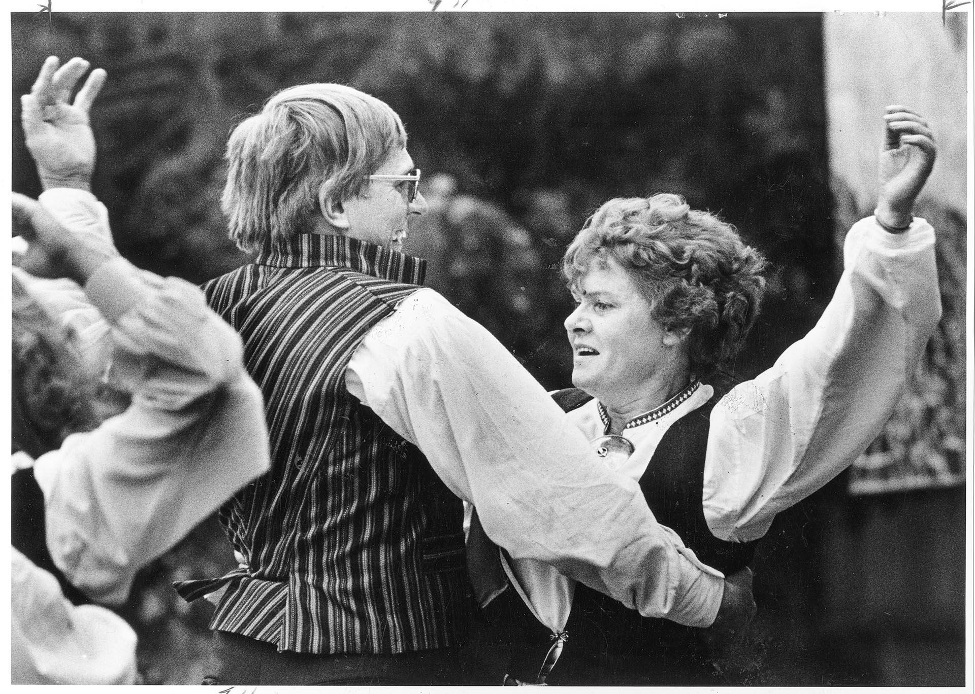 Image of Dancers performing at Folklife Festival, Seattle Center, May 24, 1981