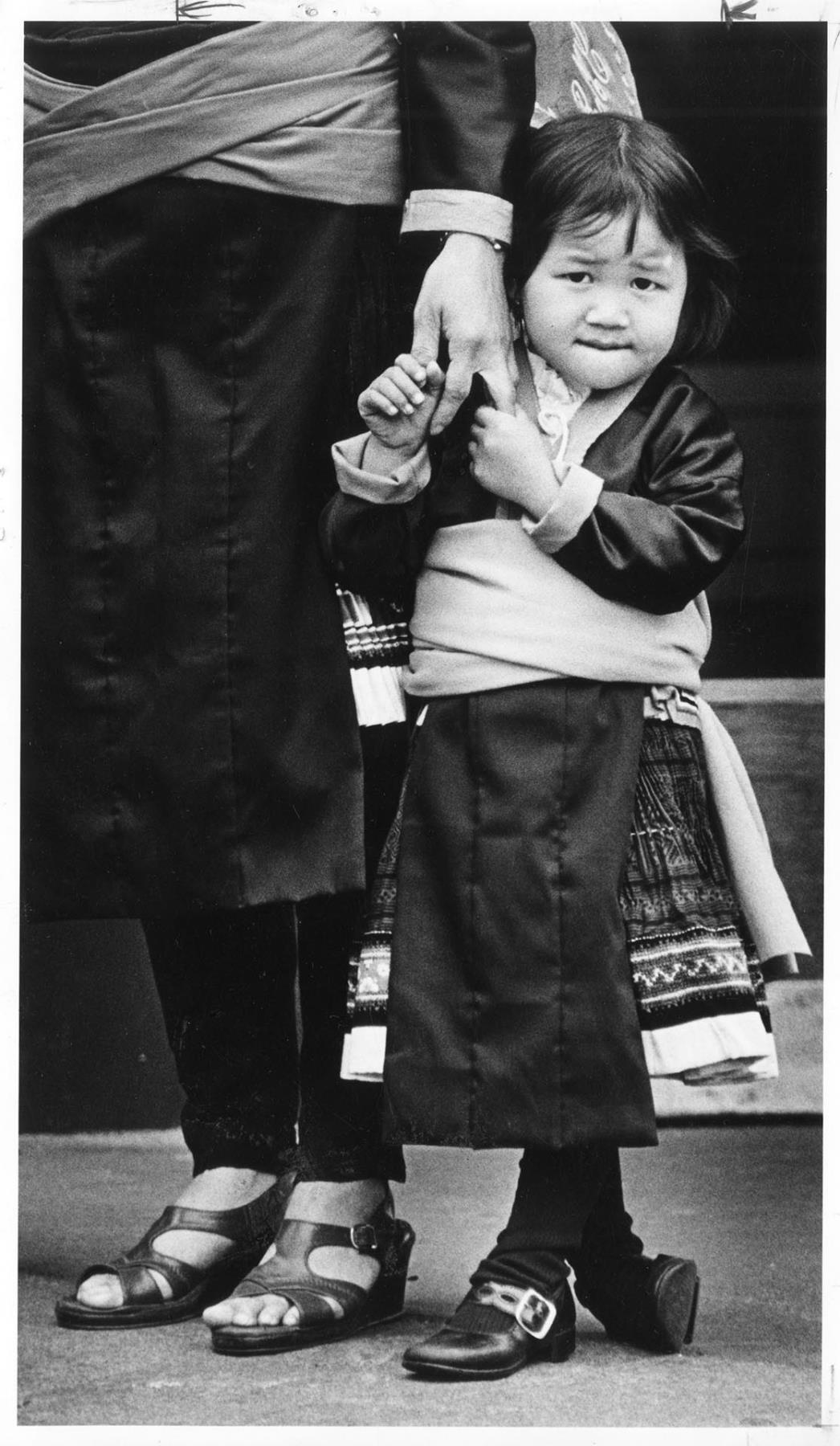 Image of Little girl at Chinatown - International District Summer Festival, Seattle, June 28, 1981