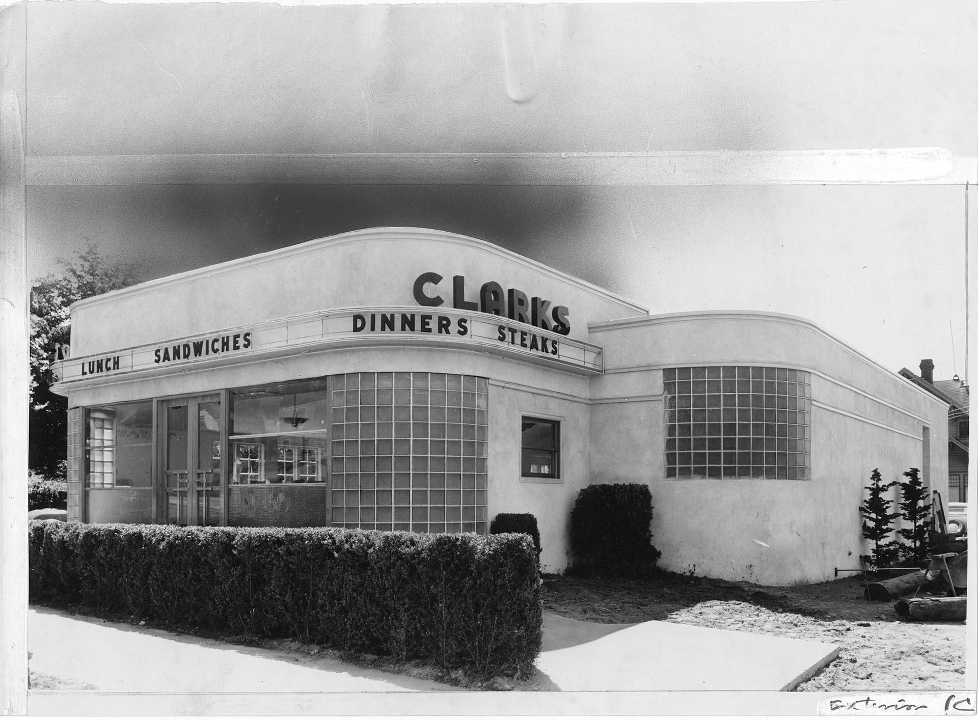 Image of Exterior of Clark's Top-Notch Restaurant, Seattle, June 29, 1939