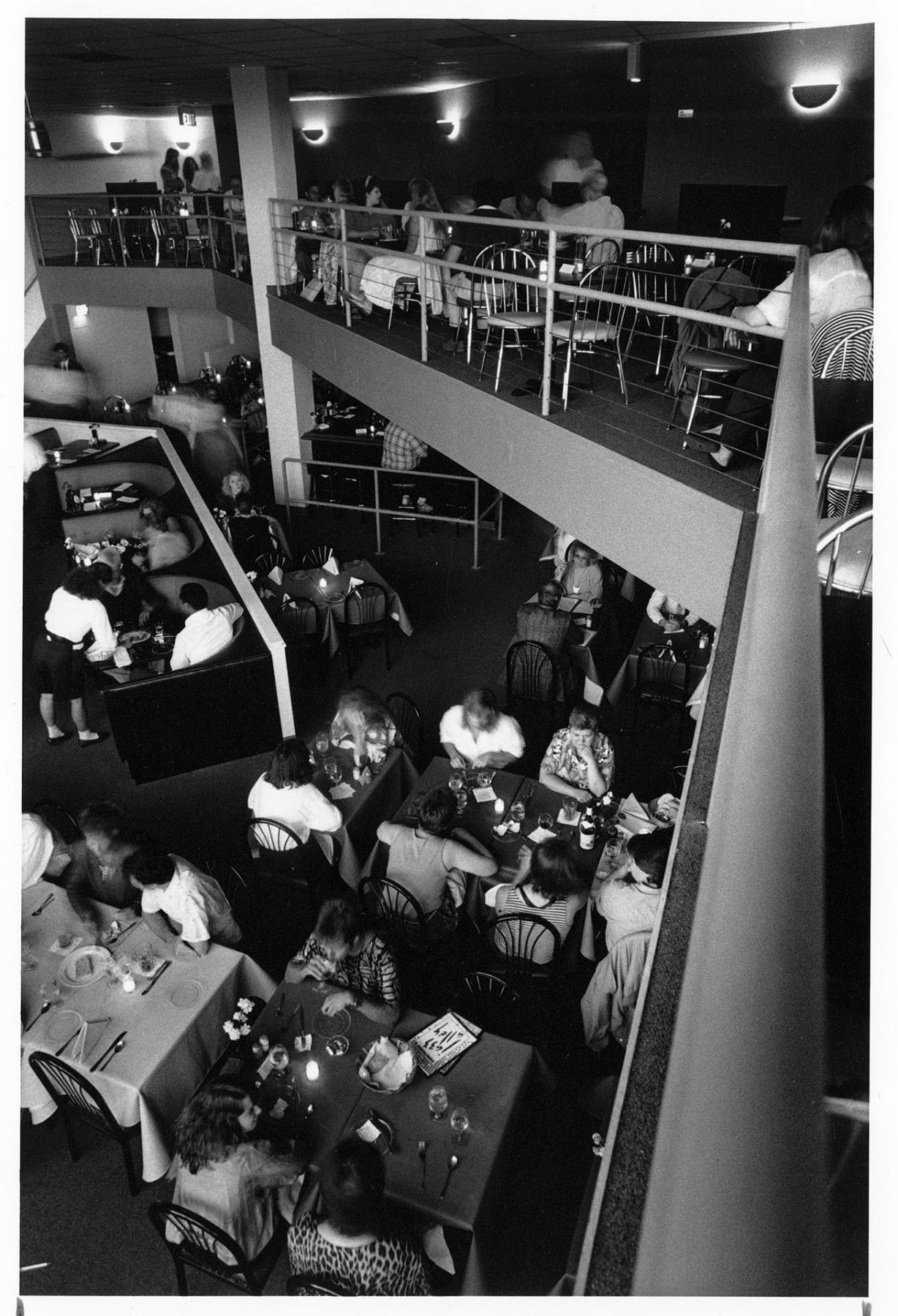 Image of Guests dining at Dimitriou's Jazz Alley, Seattle, August 8, 1990