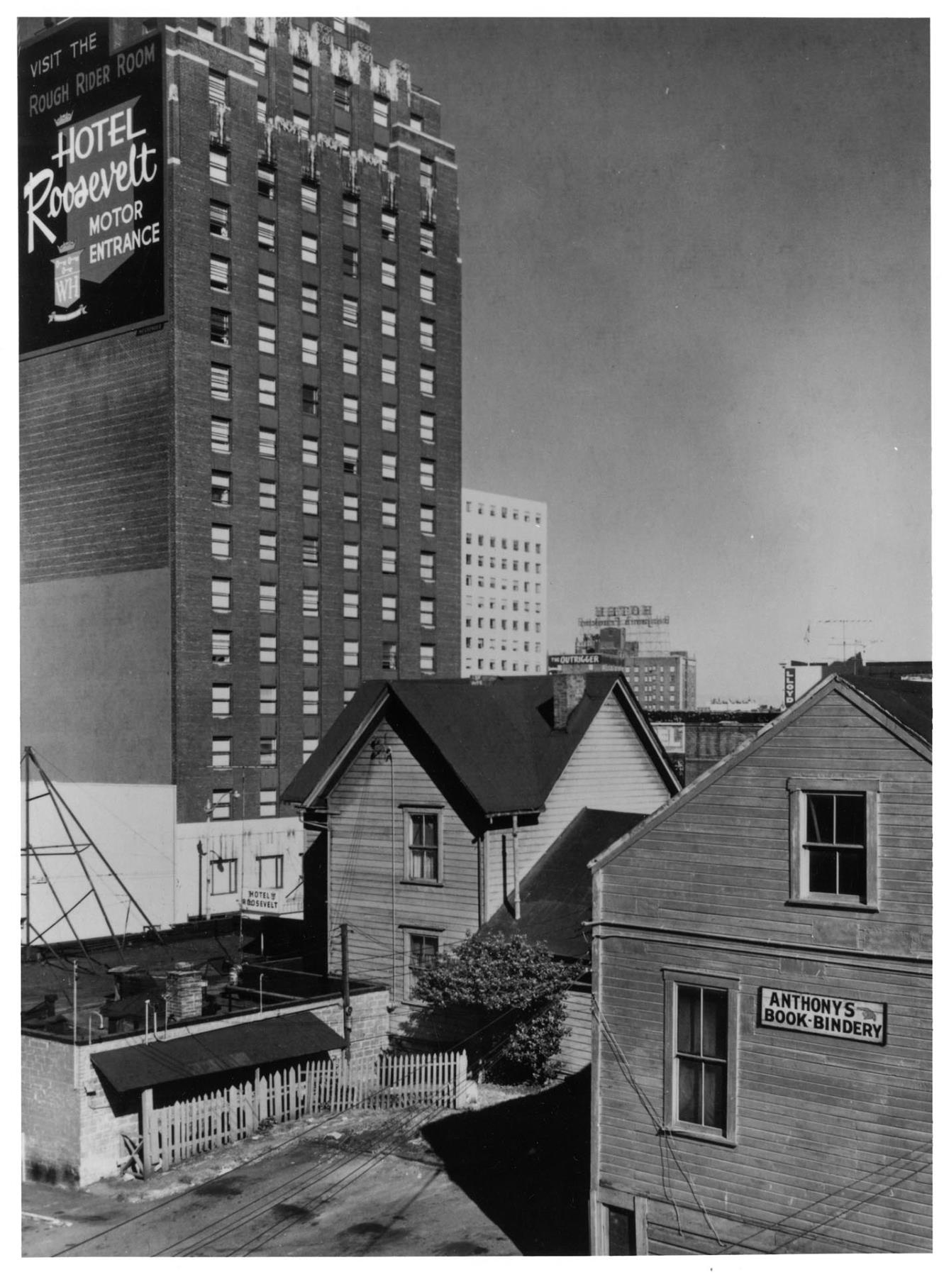 Image of Exterior of Anthony's book bindery, Seattle, circa 1945