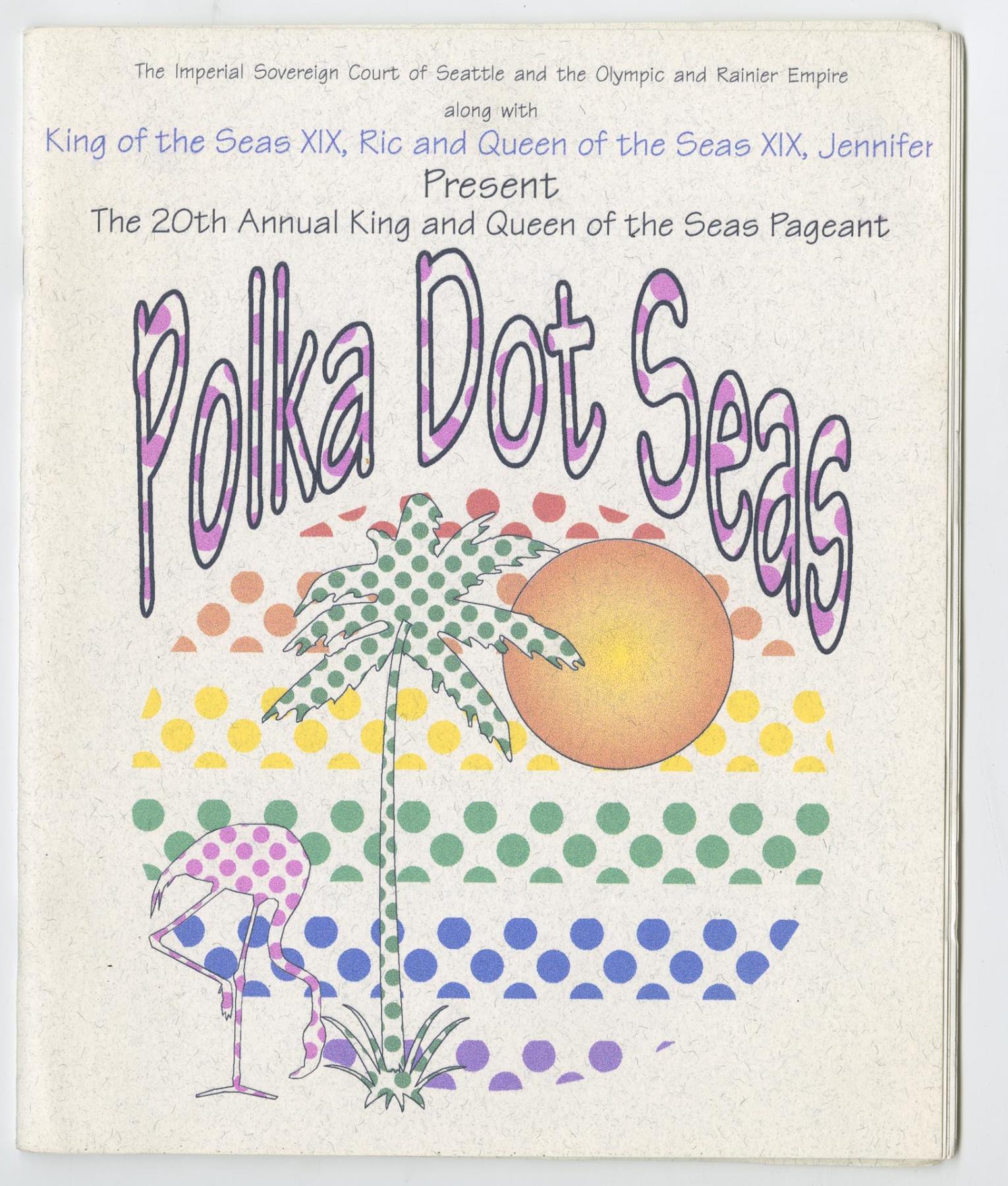 Image of King and queen of the seas pageant: Polka dot seas program, 1995