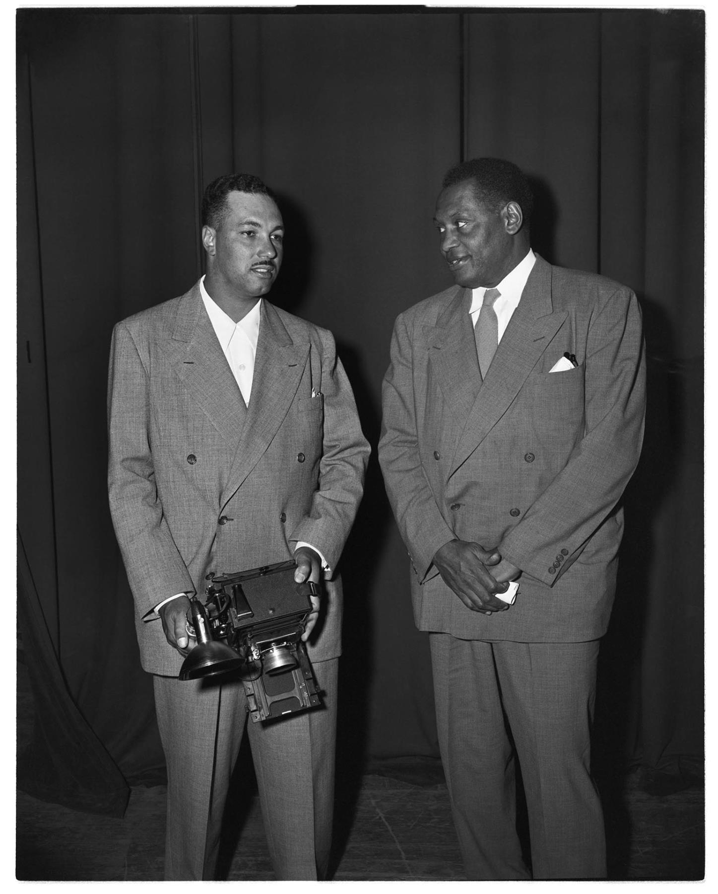 Image of Al Smith and Paul Robeson, 1947