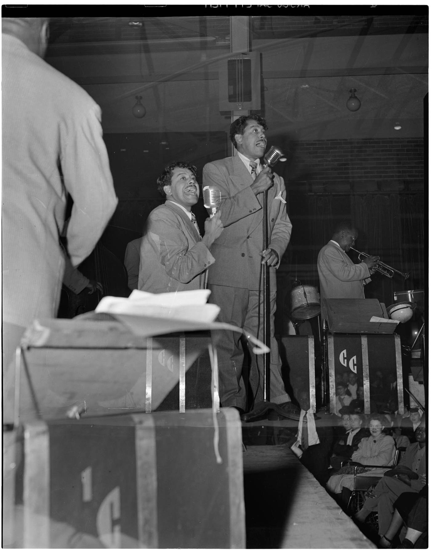 Image of Cab Calloway double exposure, Seattle, 1947