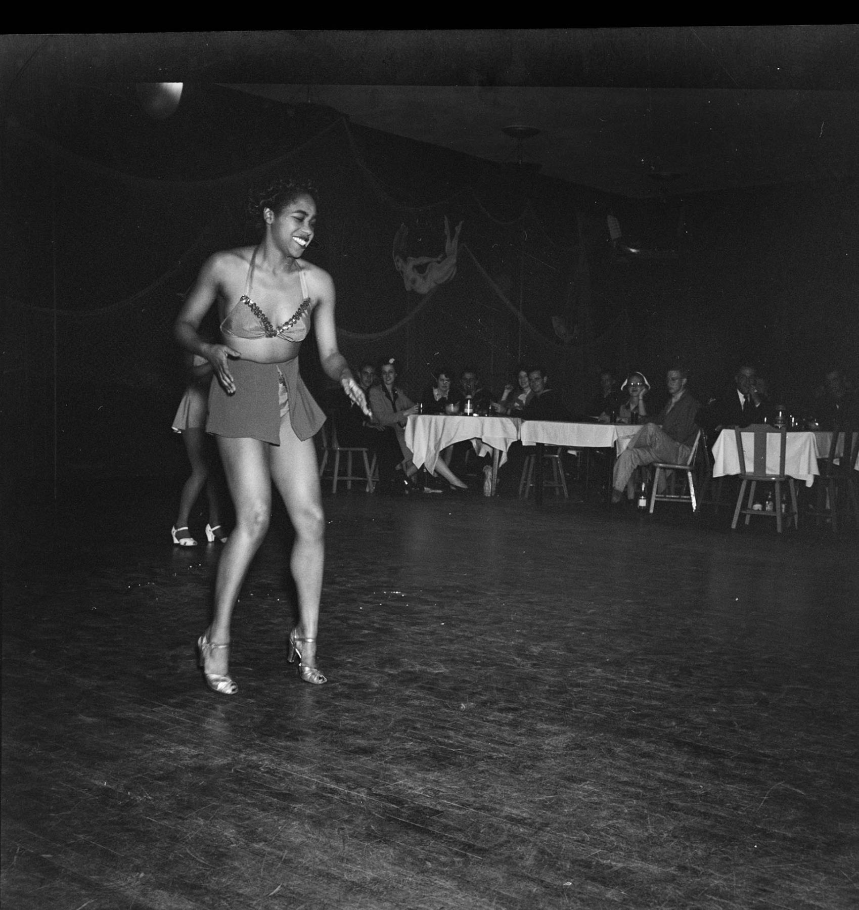 Image of Costumed dancing woman, June 22, 1944