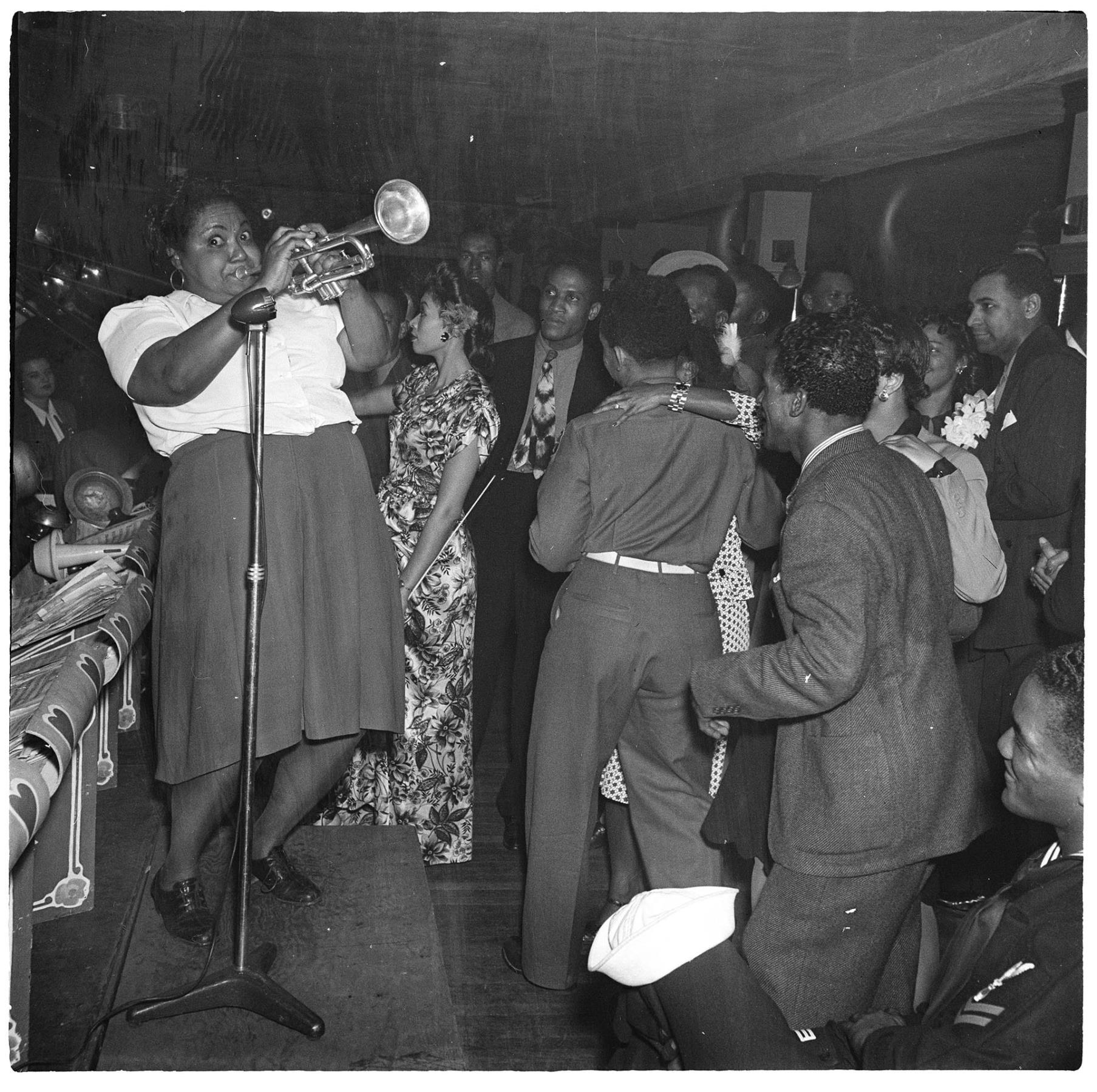 Image of International Sweethearts of Rhythm female jazz band, Seattle, September 1944