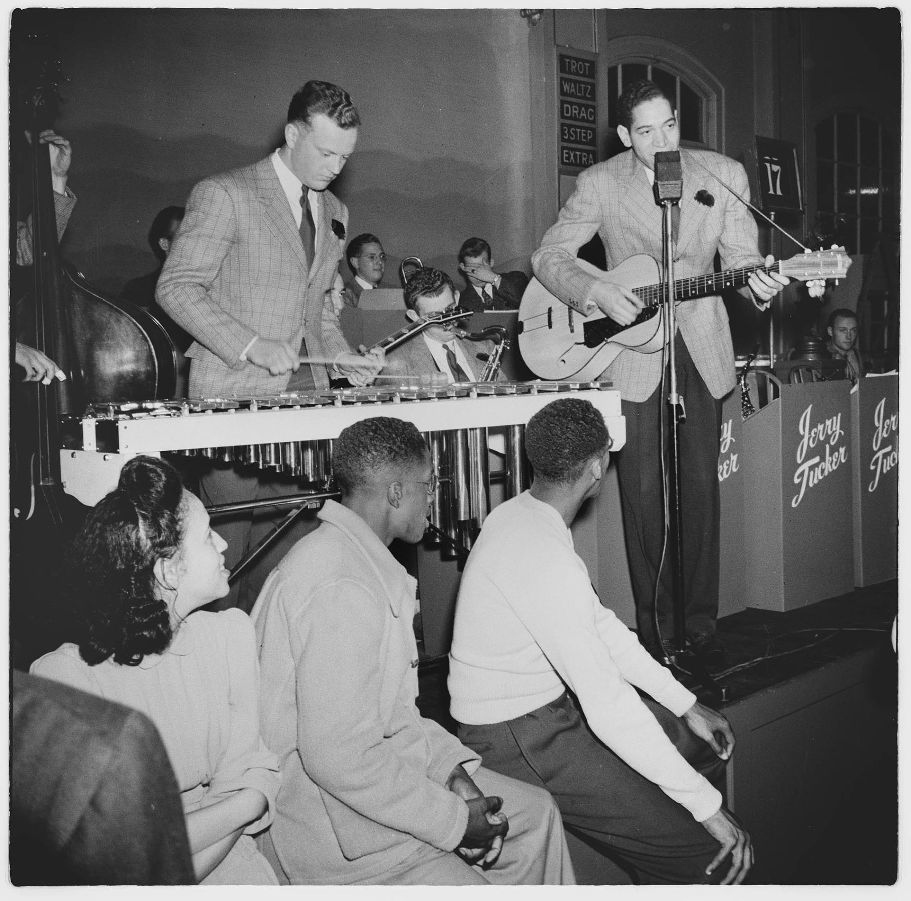 Image of Jerry Tucker's band at Faurot's Ballroom, Seattle, circa 1947