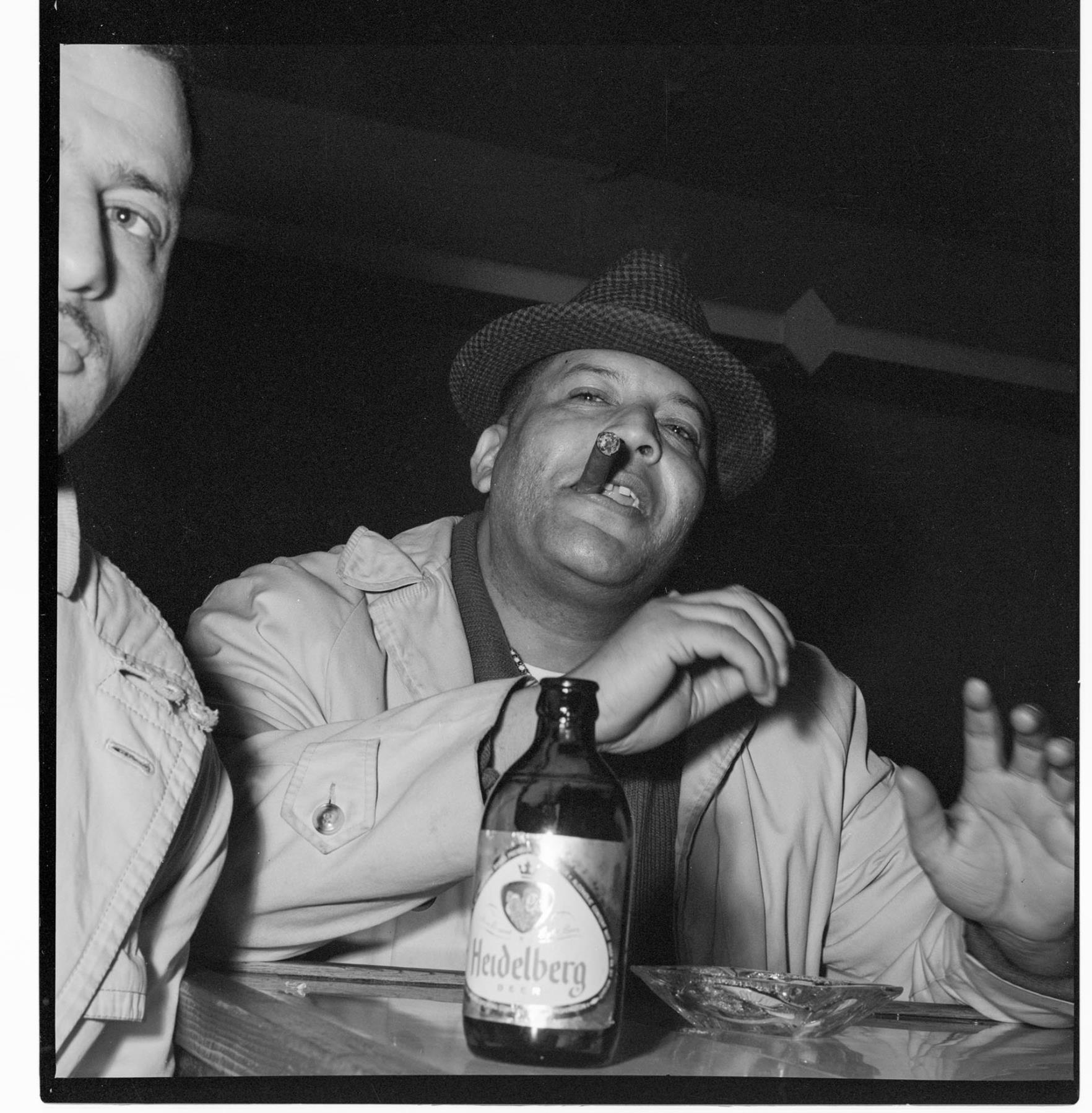 Image of Two men sitting at a bar, Seattle, circa 1953