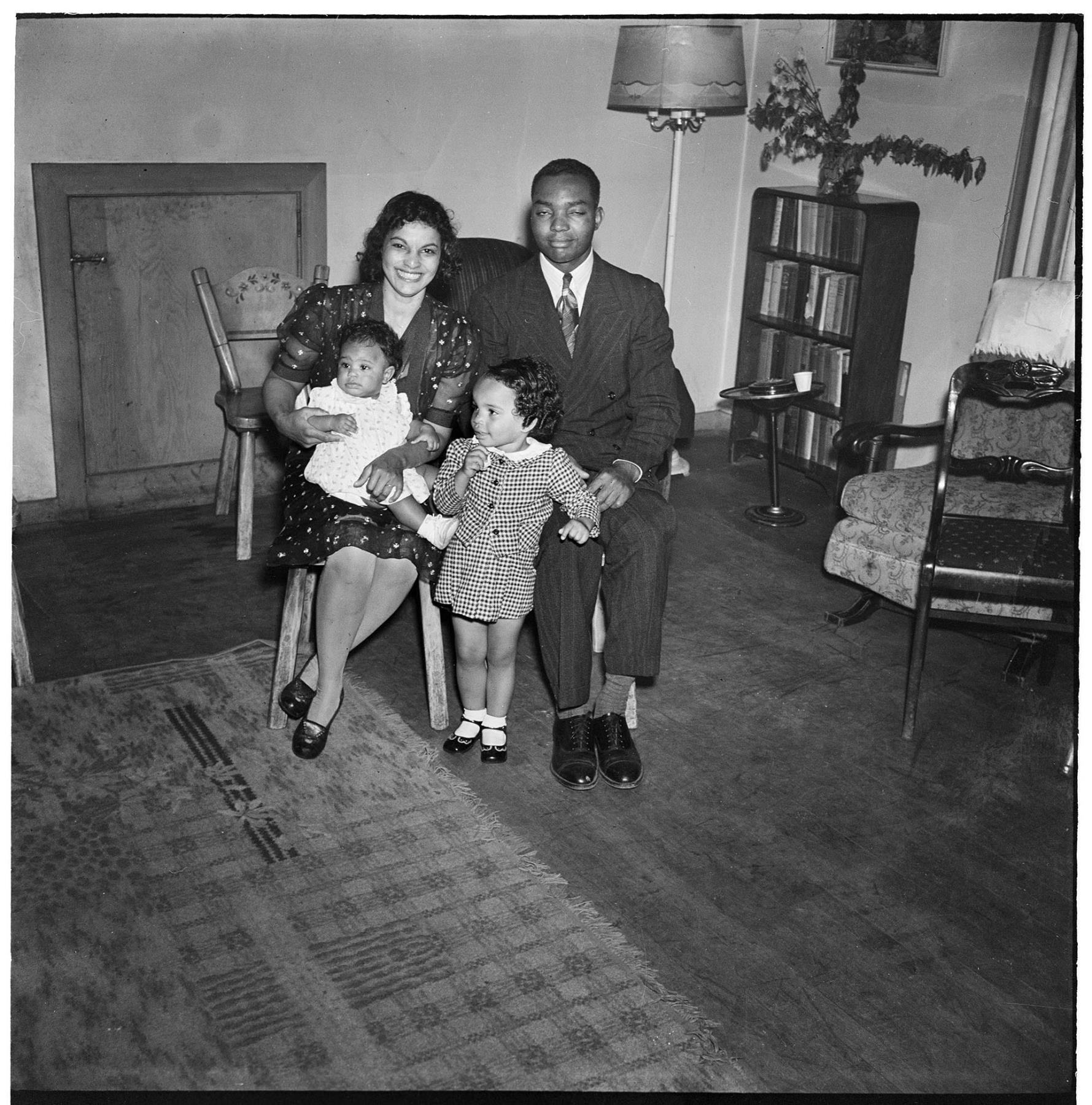 Image of Portrait of the Stoval family, Seattle, circa 1953