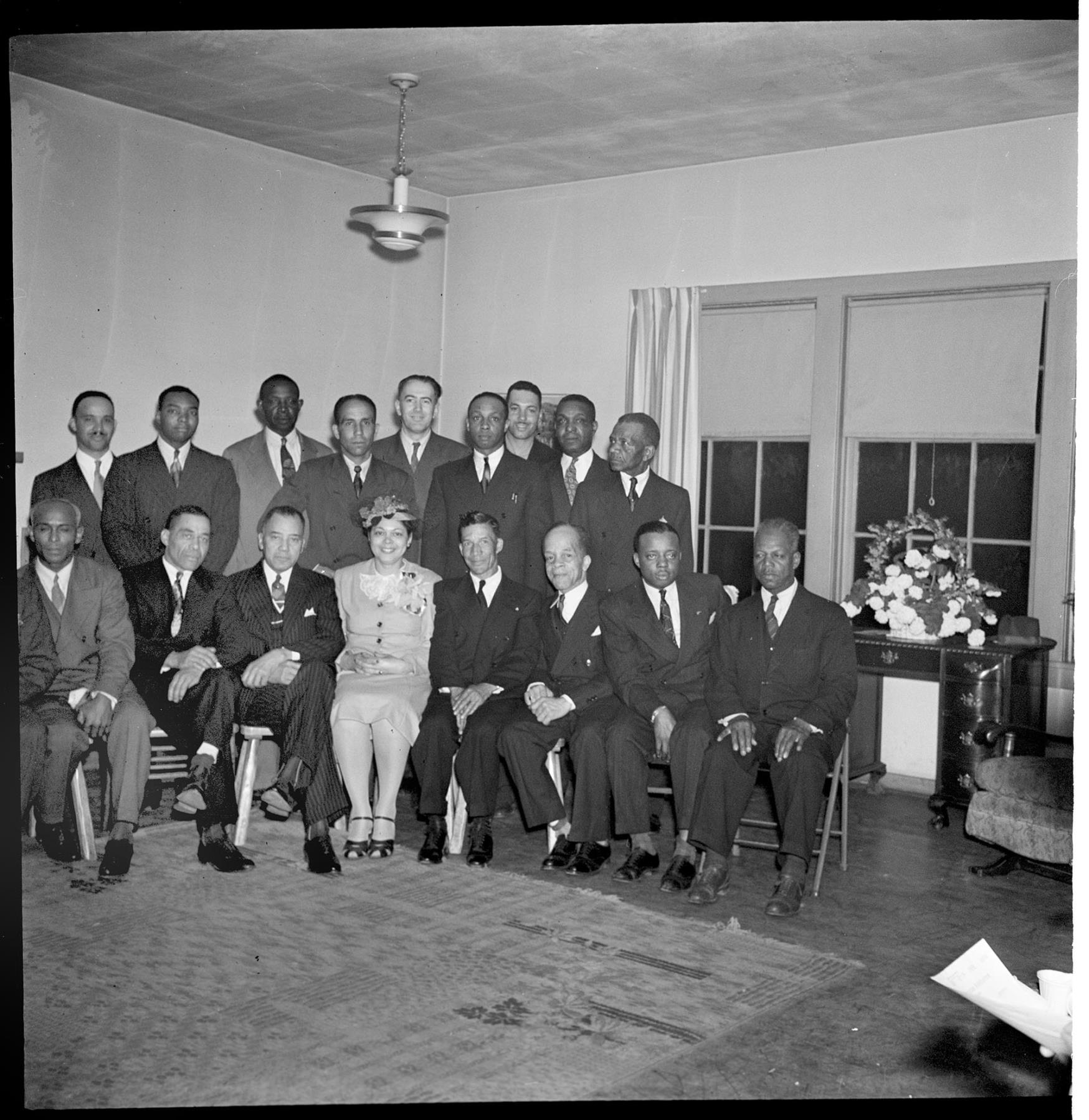 Image of Community leaders posing together, Seattle, circa 1953