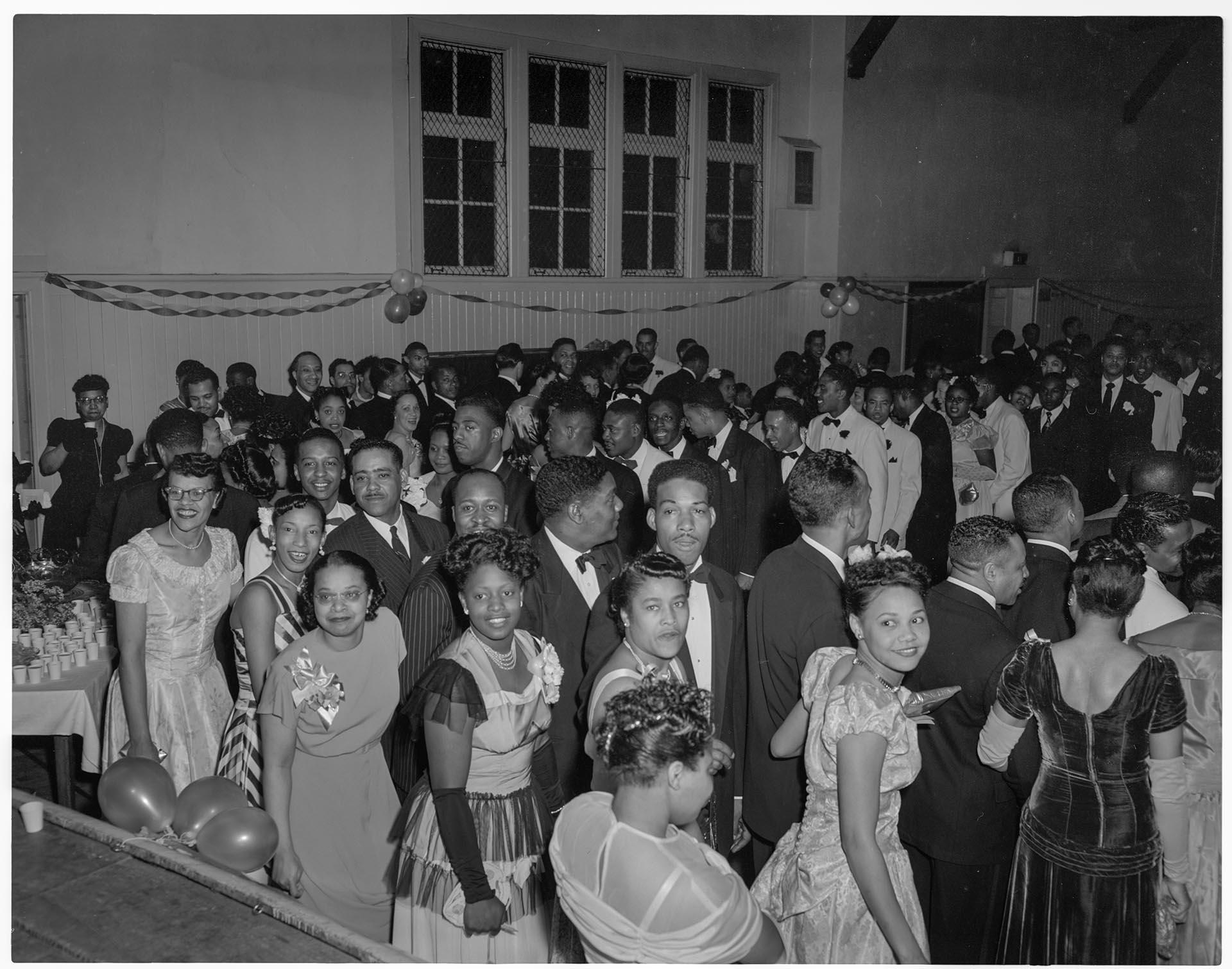 Image of Couples at party at Collin's Field House, Seattle, circa 1949