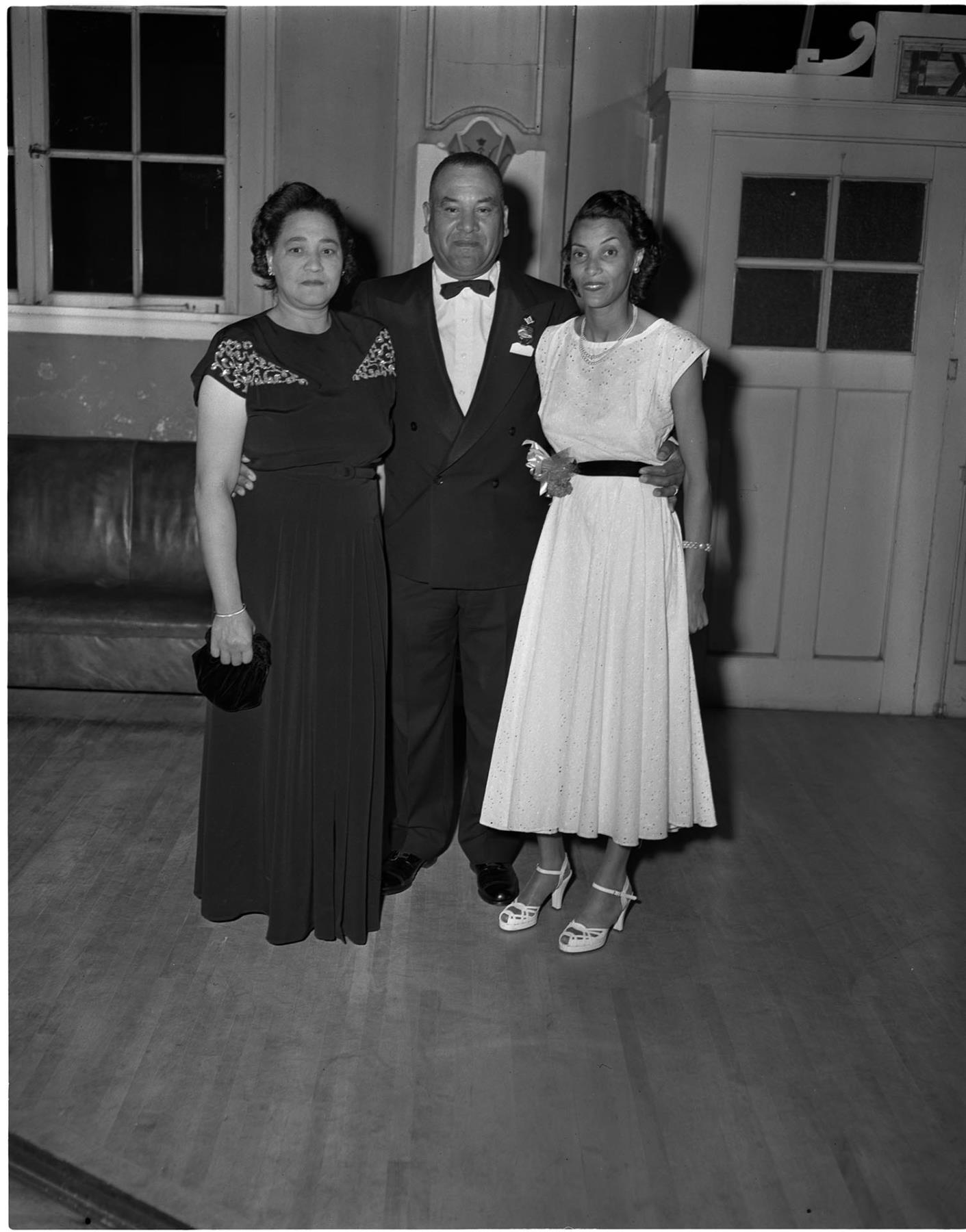 Image of Lydia and Claude Norris, and Izzy Donaldson Smith, Seattle, circa 1953