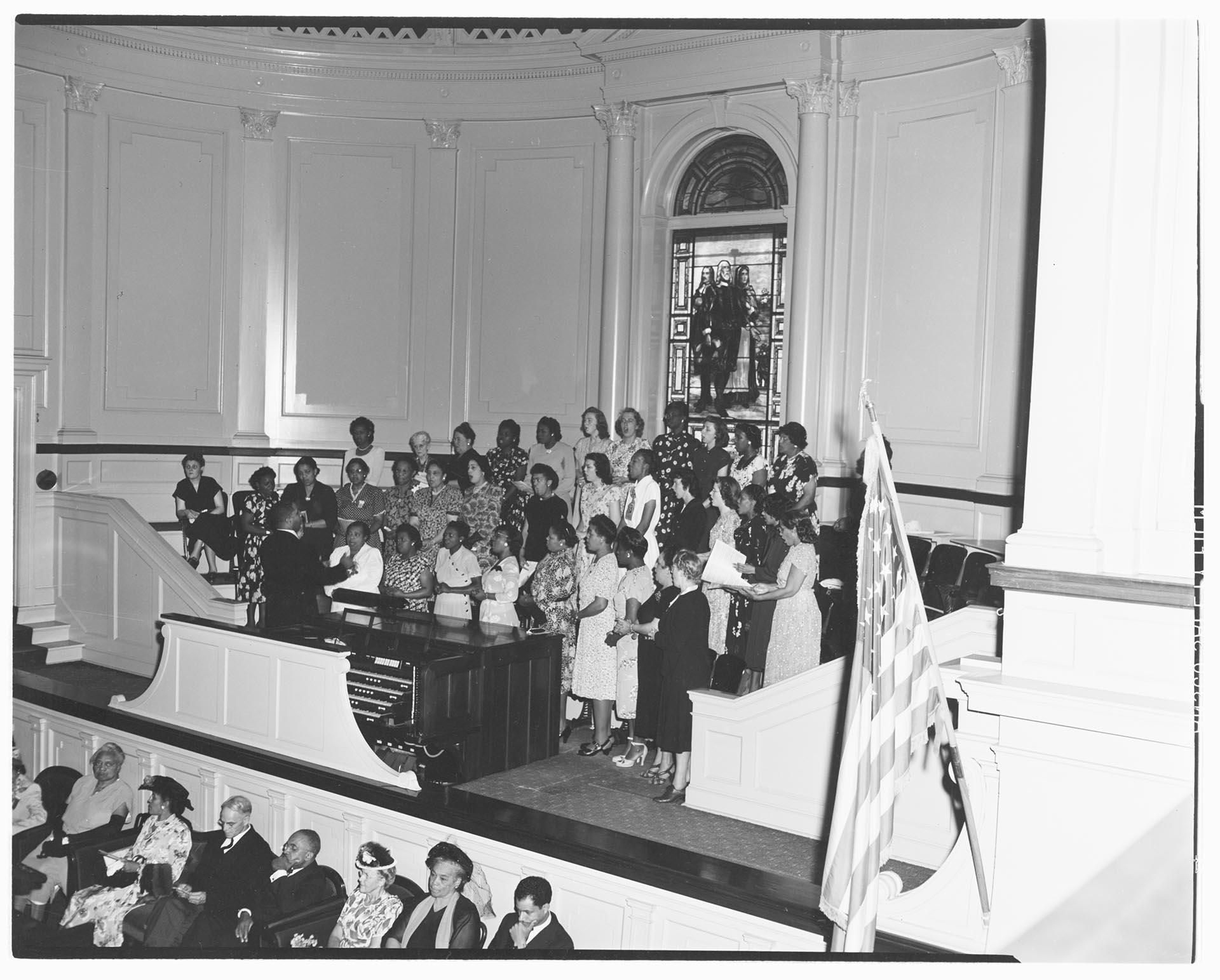 Image of Choir singing at NACWC convention, Seattle, August 1948