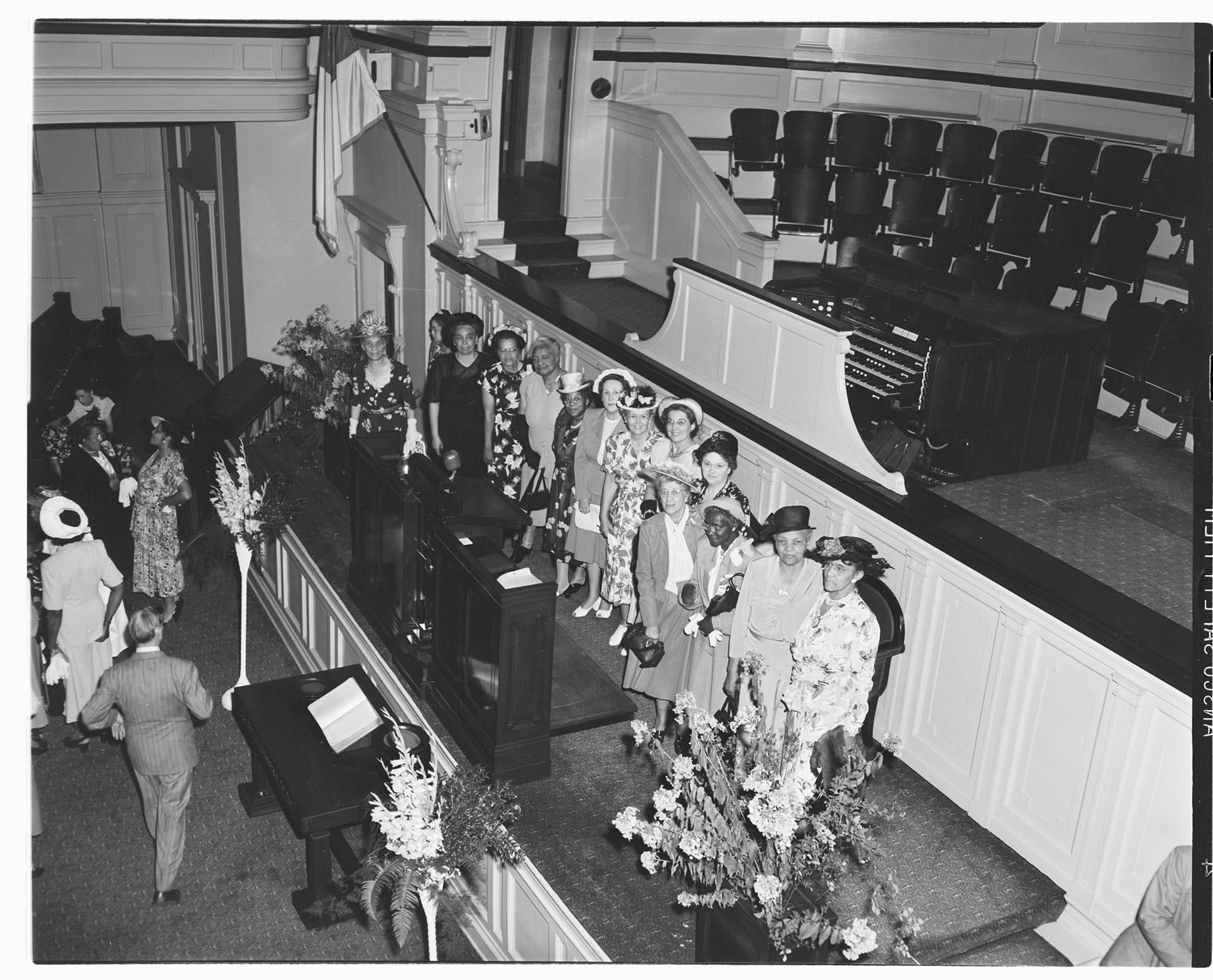 Image of NACWC convention event at Plymouth Congregational Church, Seattle, August 1948