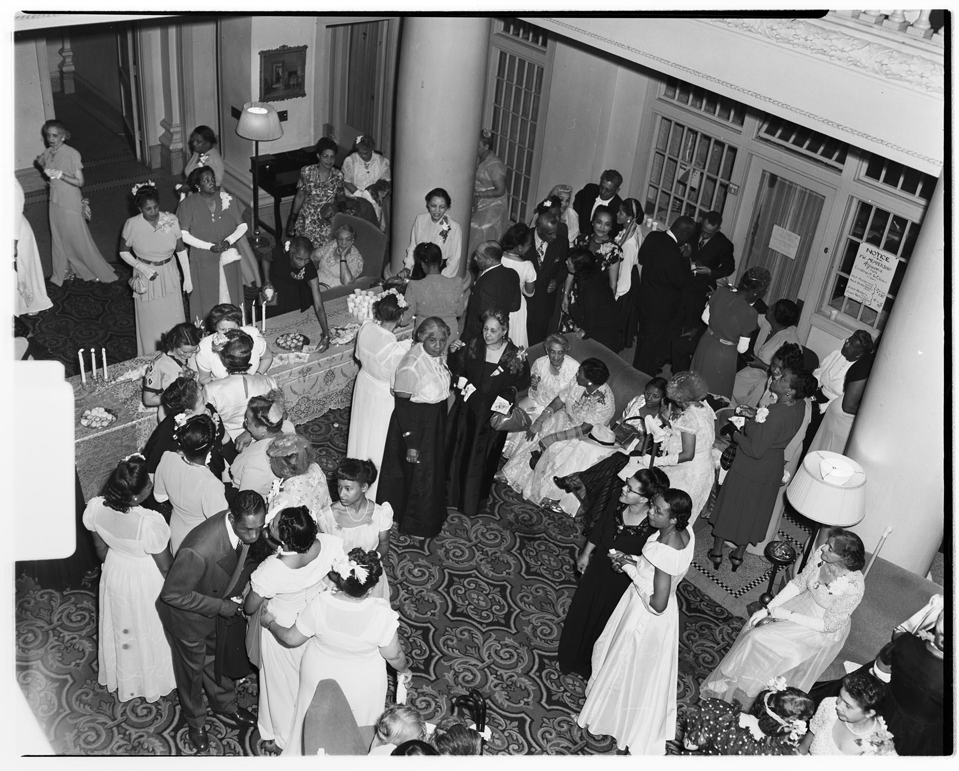 Image of NACWC convention event at Plymouth Congregational Church,  Seattle, August 1948