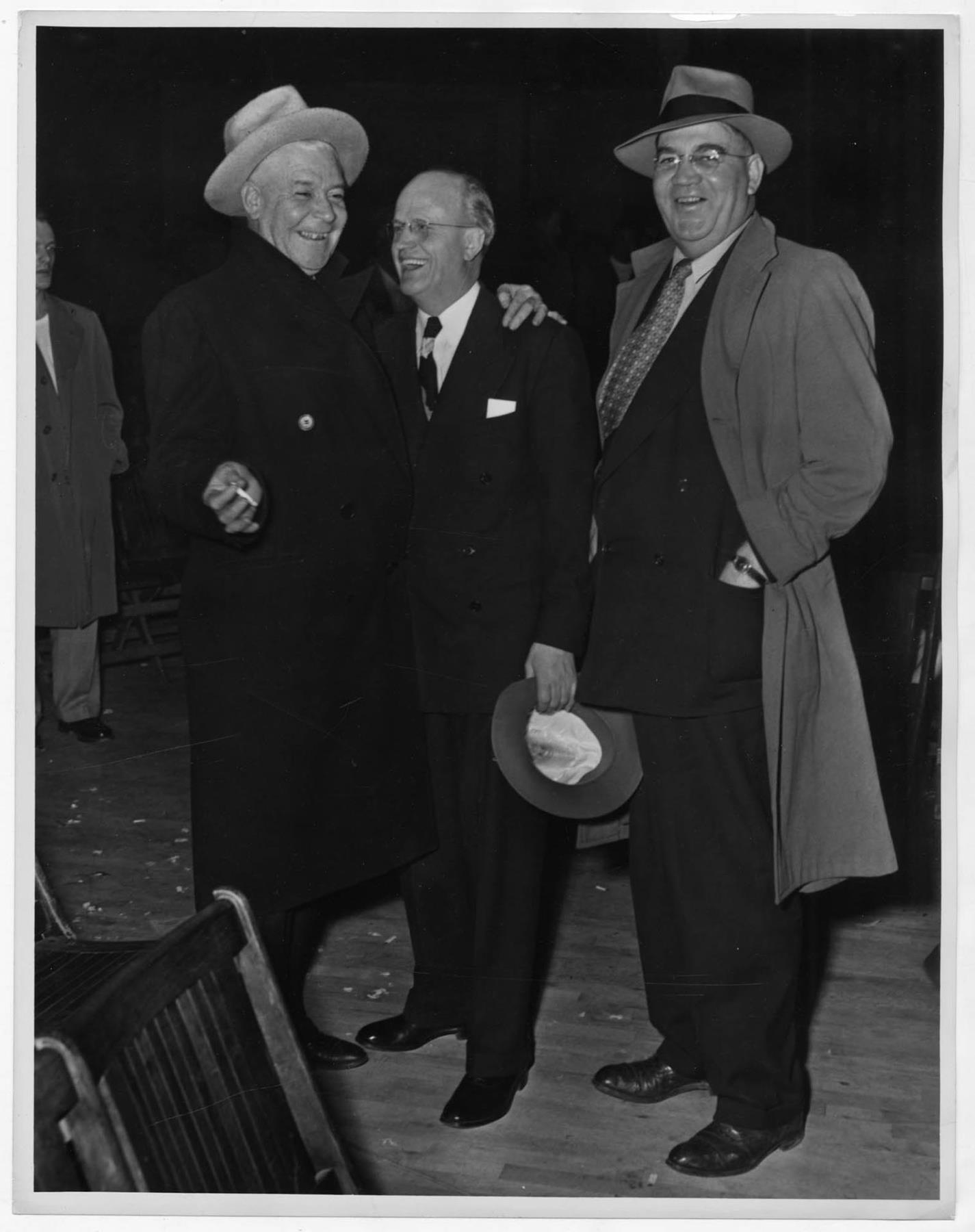 Image of Three unidentified men, Seattle, circa 1953
