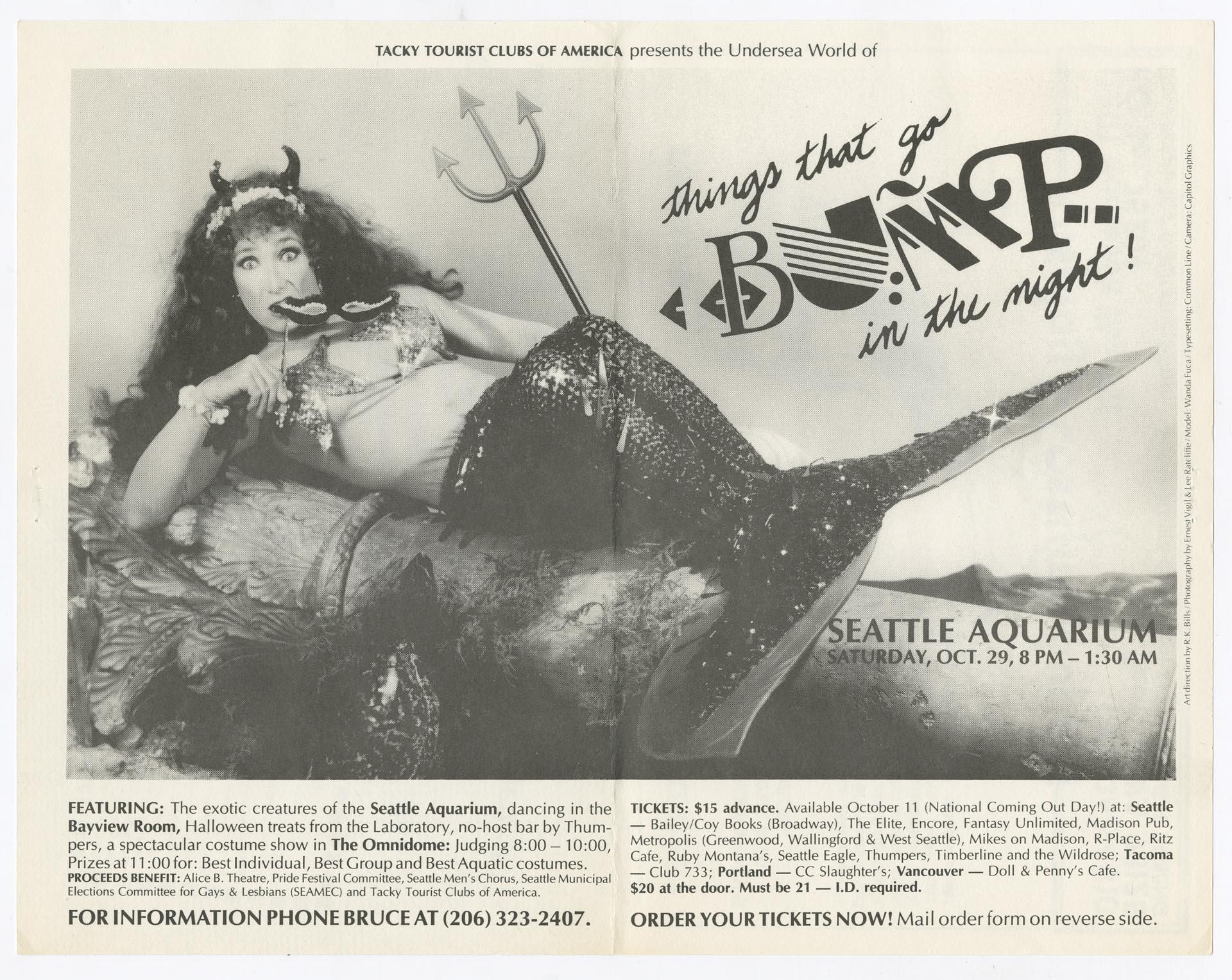 Image of Things That Go Bump in the Night mailer, 1988