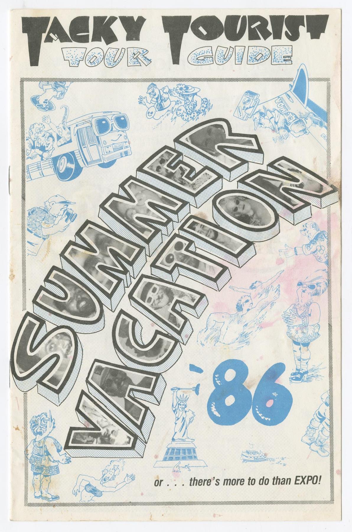 Image of Tacky Tourist Summer Vacation brochure, 1986