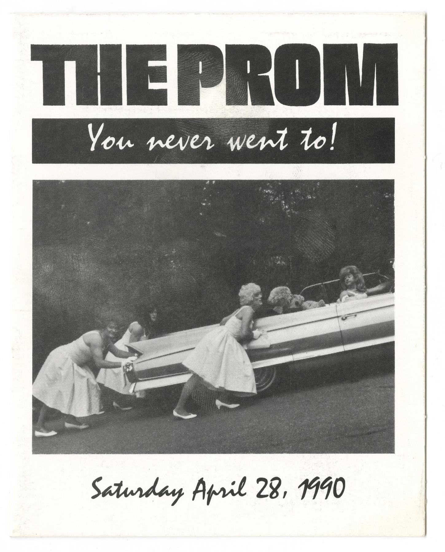 Image of The Prom You Never Went To souvenir photo, 1990