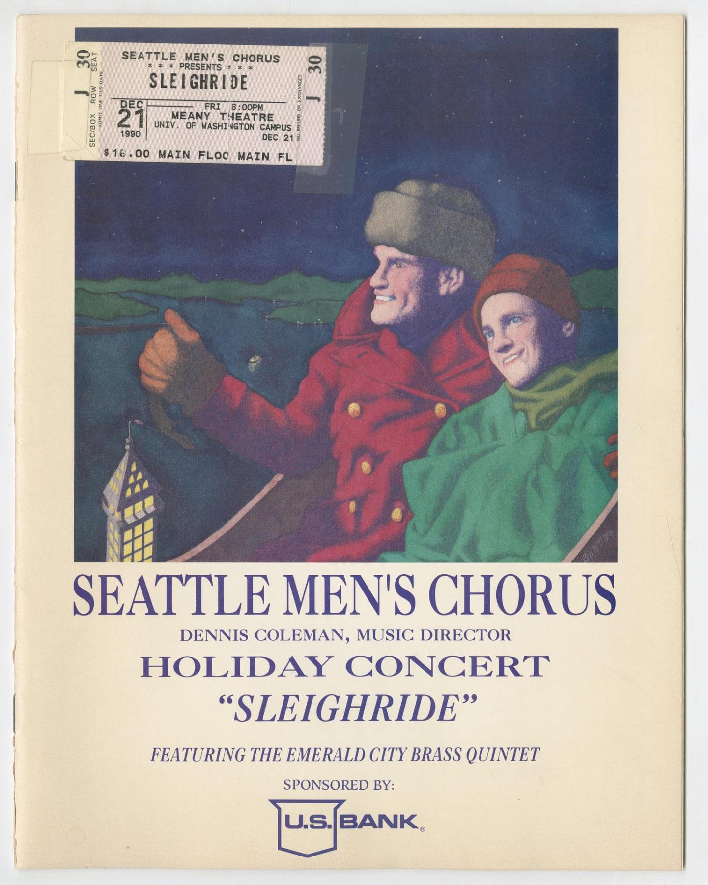 Image of Sleighride program, 1990