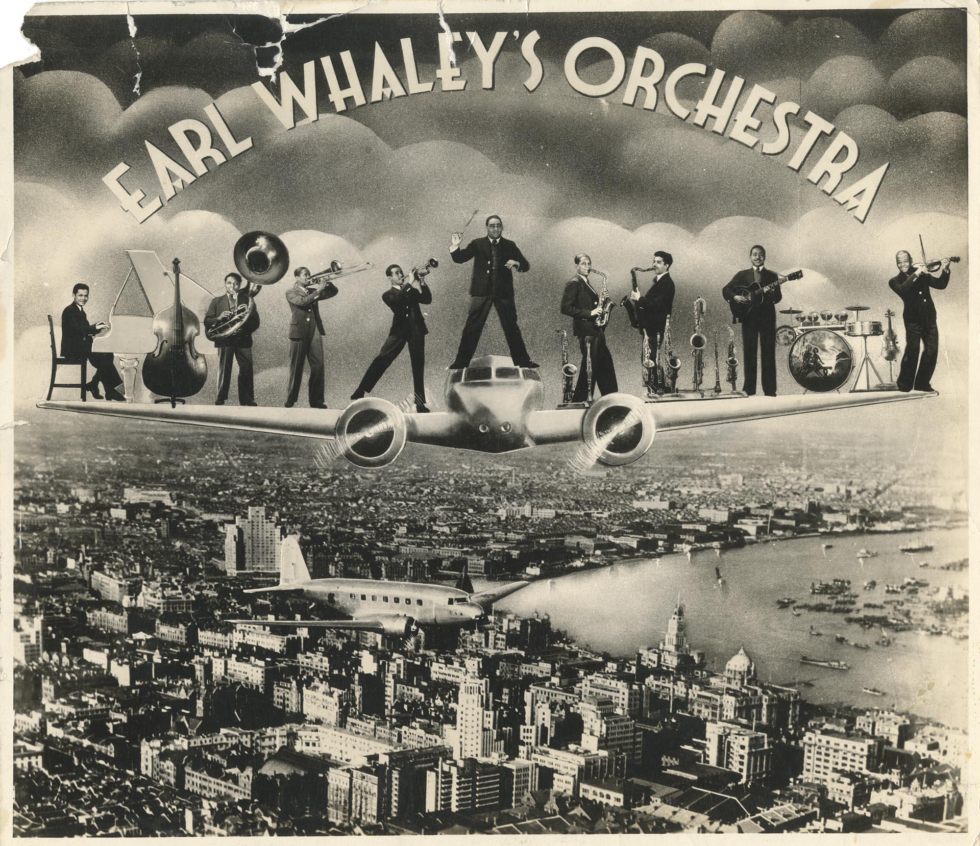 Image of Earl Whaley's Orchestra photo collage, circa 1937