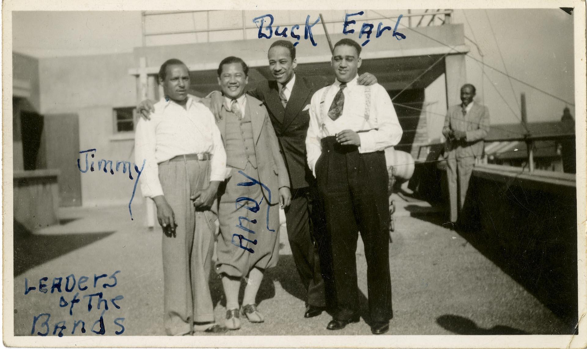 Image of Band leaders in Shanghai, China, September 7, 1938