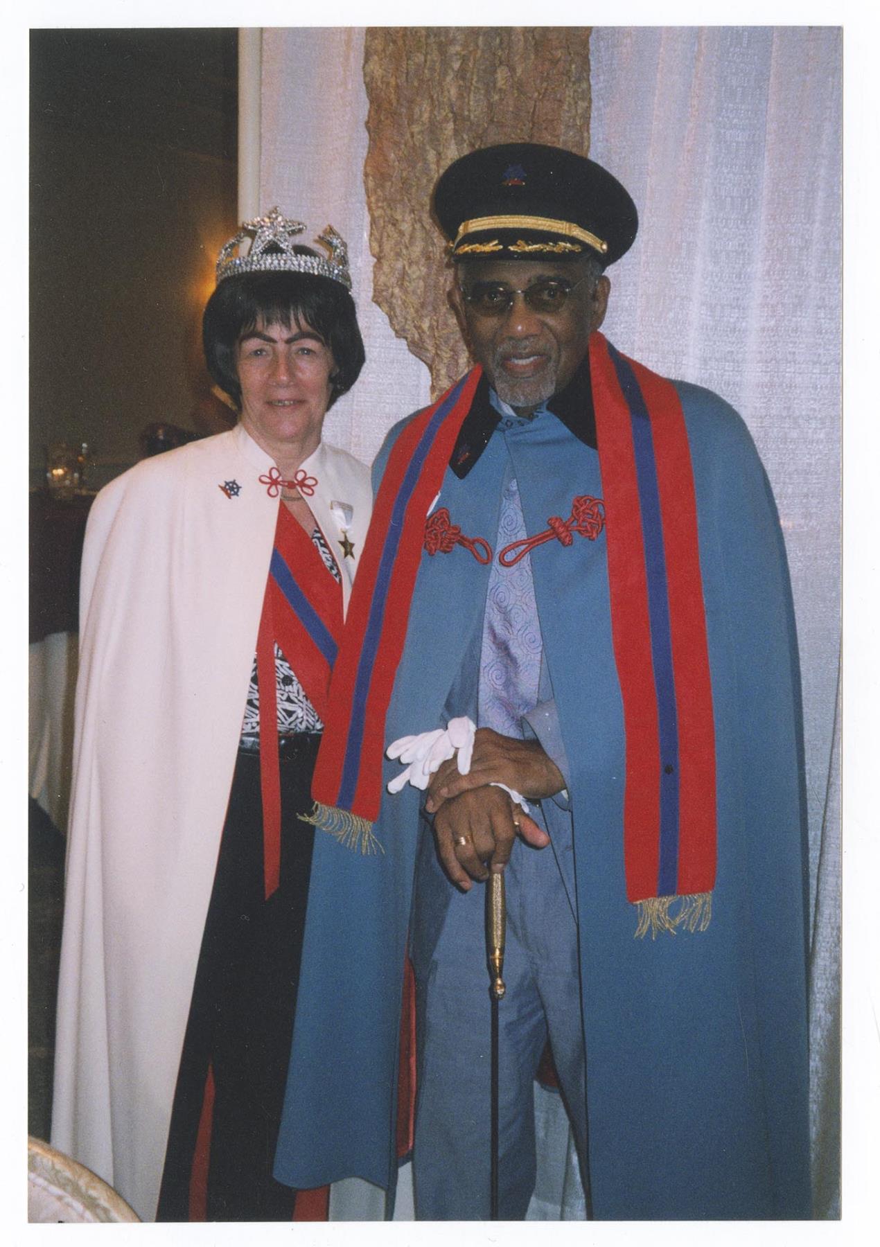 Image of Seafair King and Queen in Seattle, 2003
