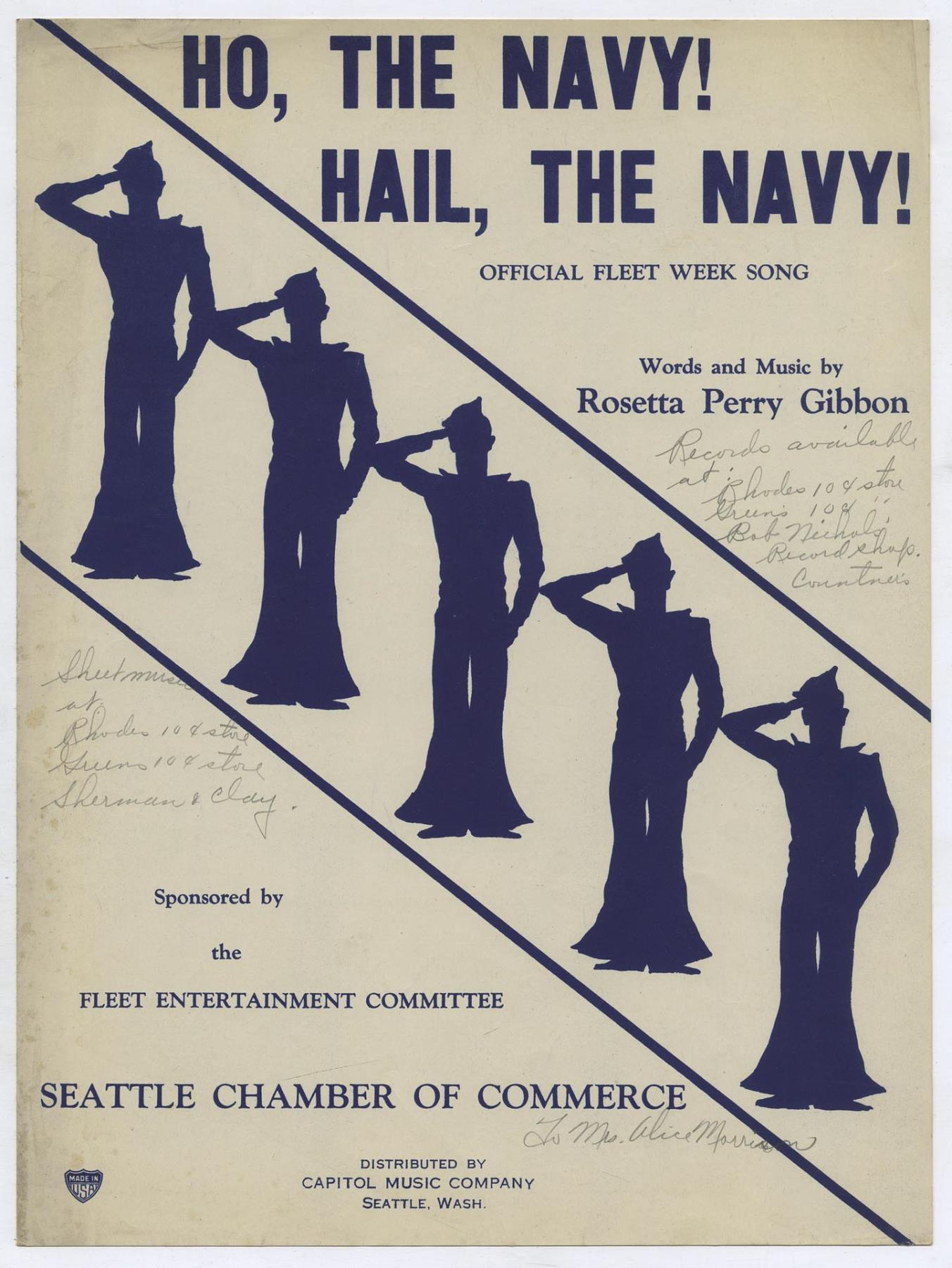 Image of Ho, the Navy! Hail, the Navy!