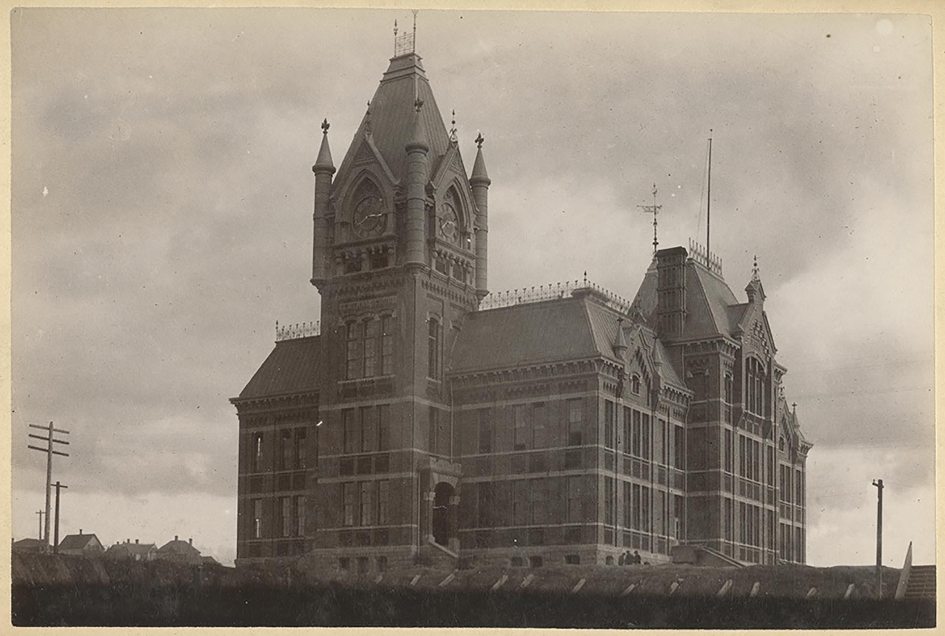 Image of Exterior of Seattle Central School II, circa 1895