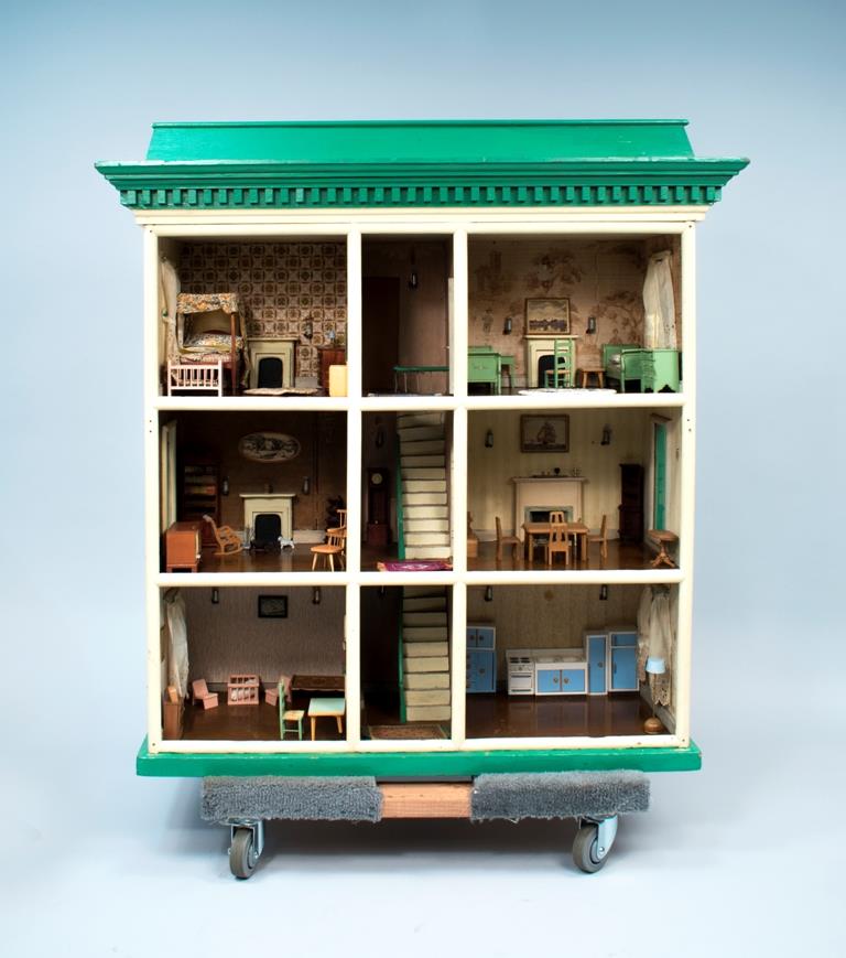 Image of Rosaline Clise's dollhouse, ca. 1895