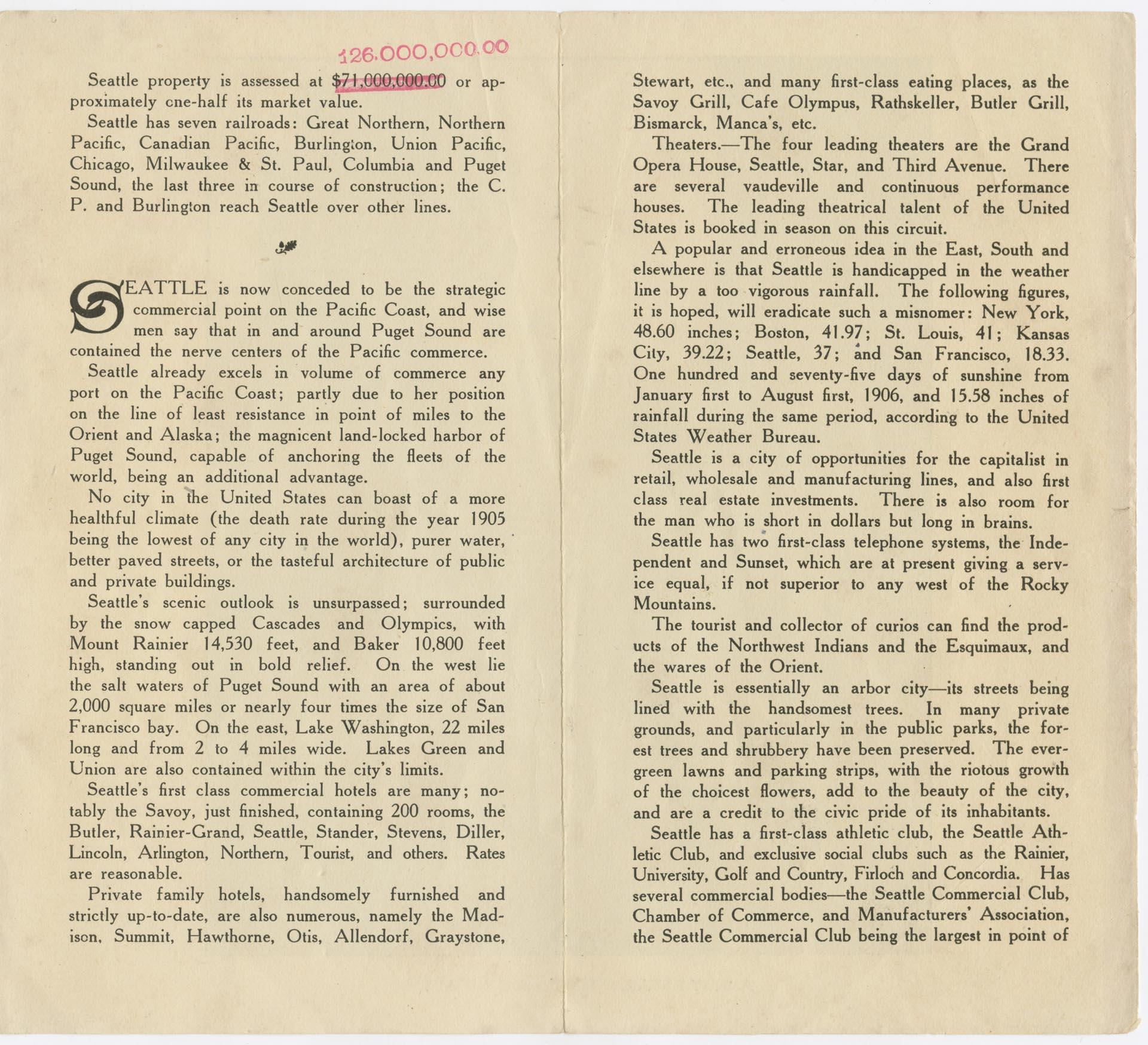 Image of For Seattle: The New York of the Pacific Coast, 1906