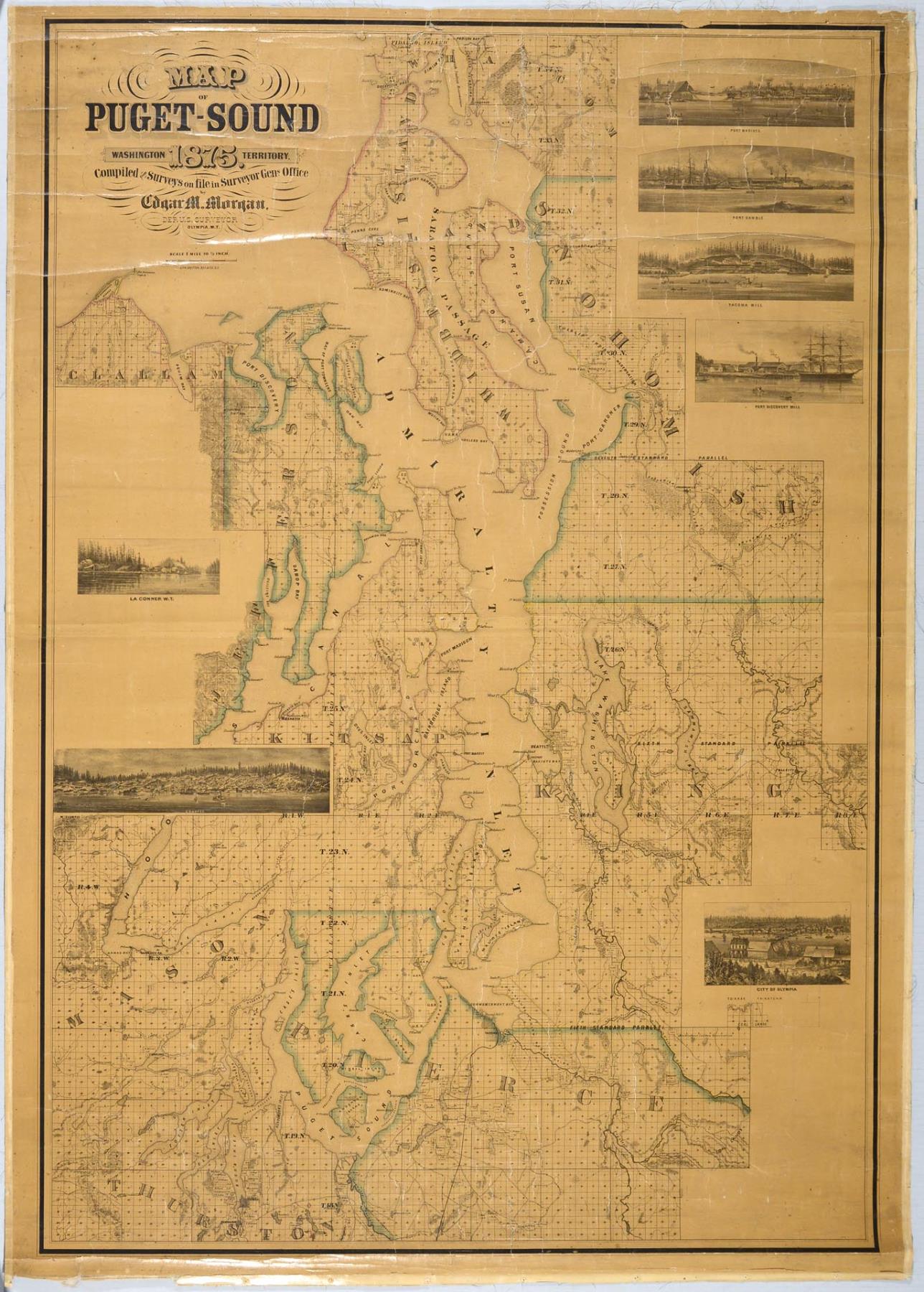 Image of Map of Puget-Sound, Washington Territory, 1875