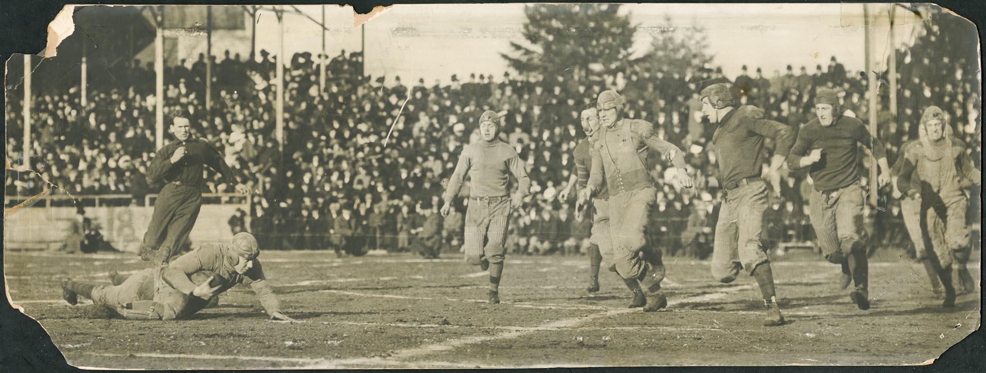Image of UW vs Oregon football game at Denny field, Seattle, November 25, 1909