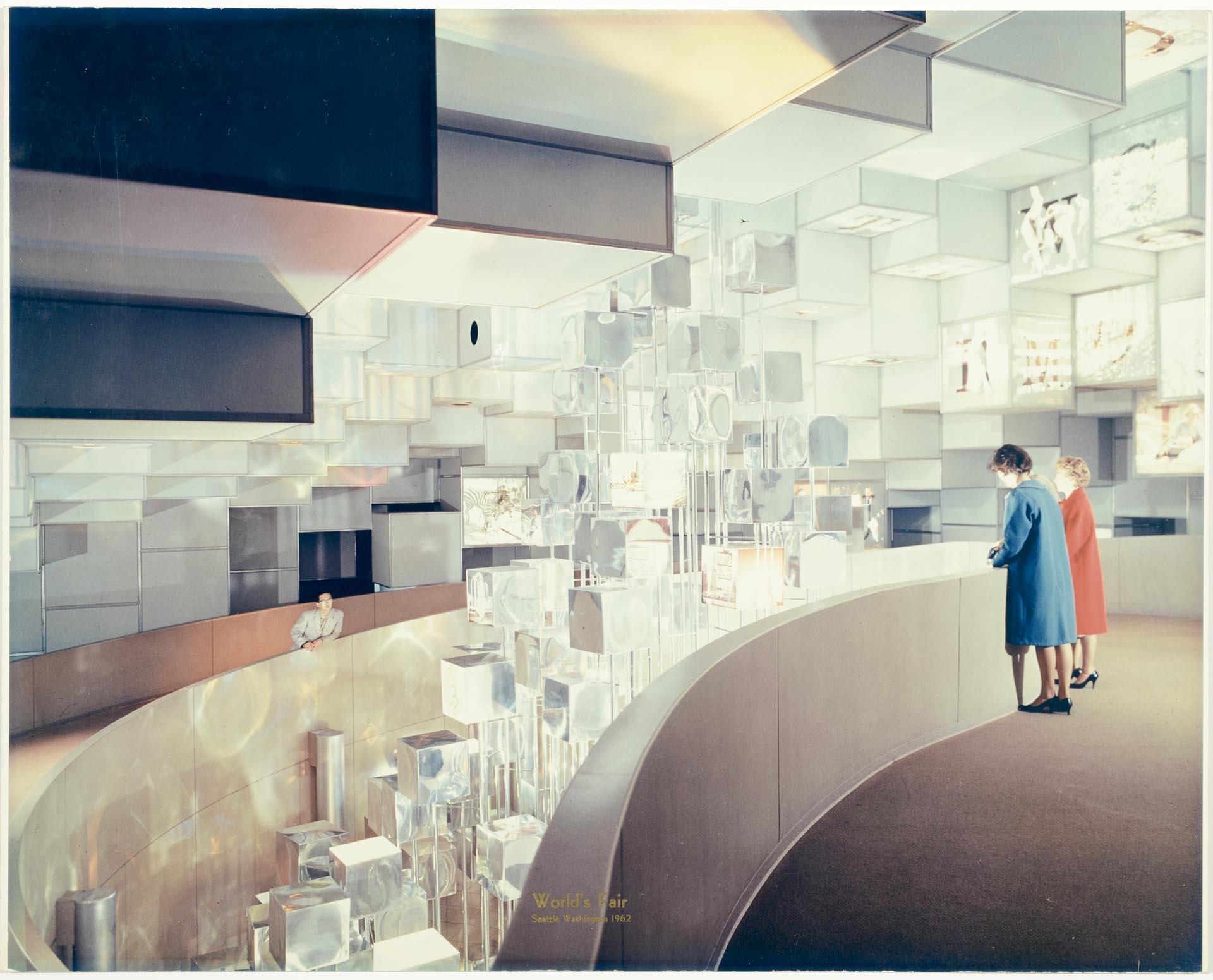 Image of Coliseum interior, Seattle World's Fair, 1962