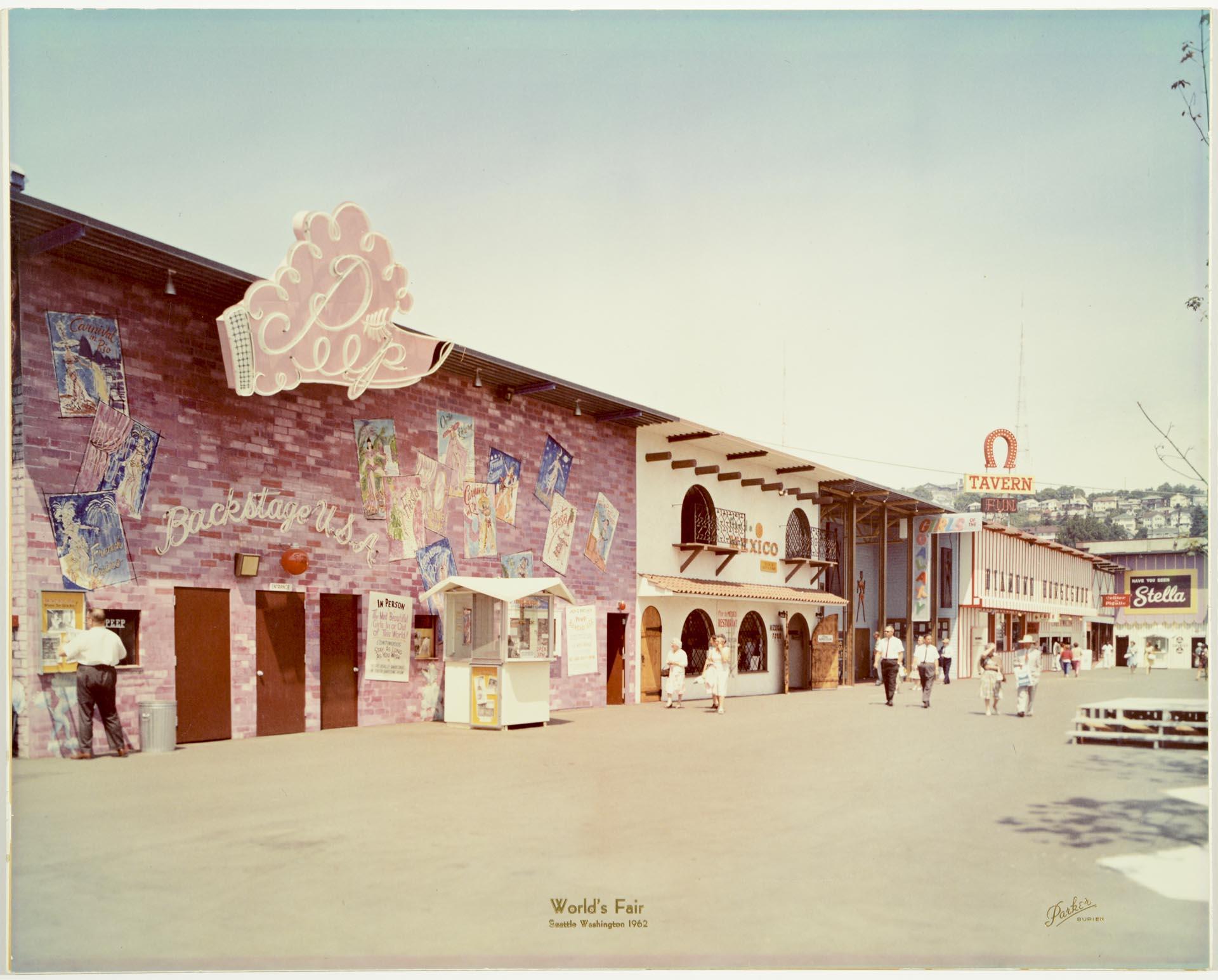 Image of Show Street, Seattle World's Fair, 1962