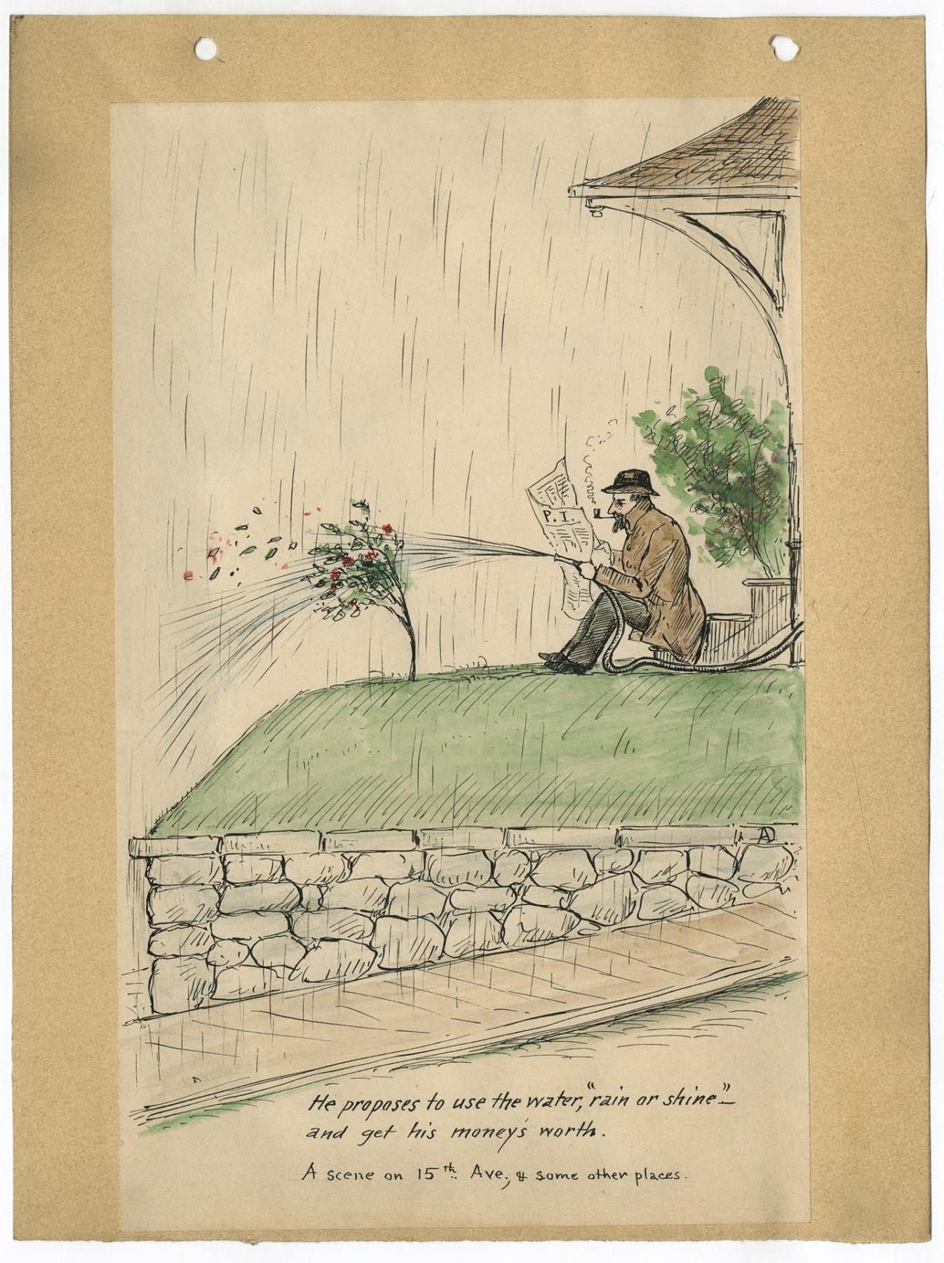 Image of Sprinkling Privileges in Seattle, June 1901