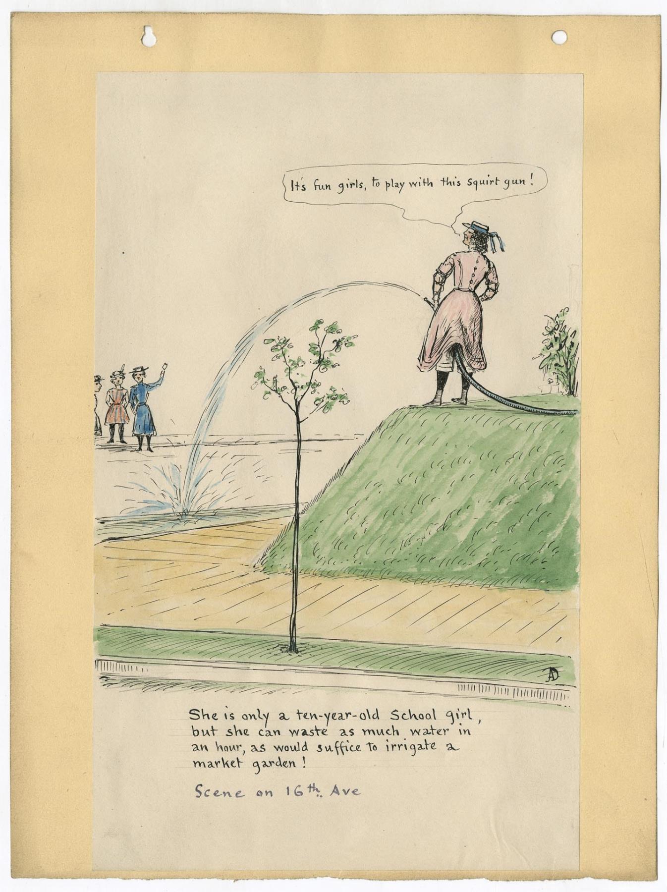 Image of Sprinkling Privileges in Seattle, June 1901