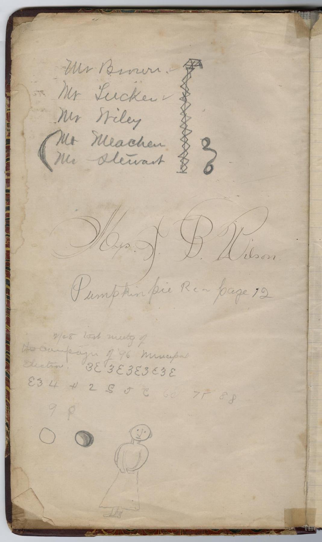 Image of Roll and minutes of the Republican Club, Seattle, 1896