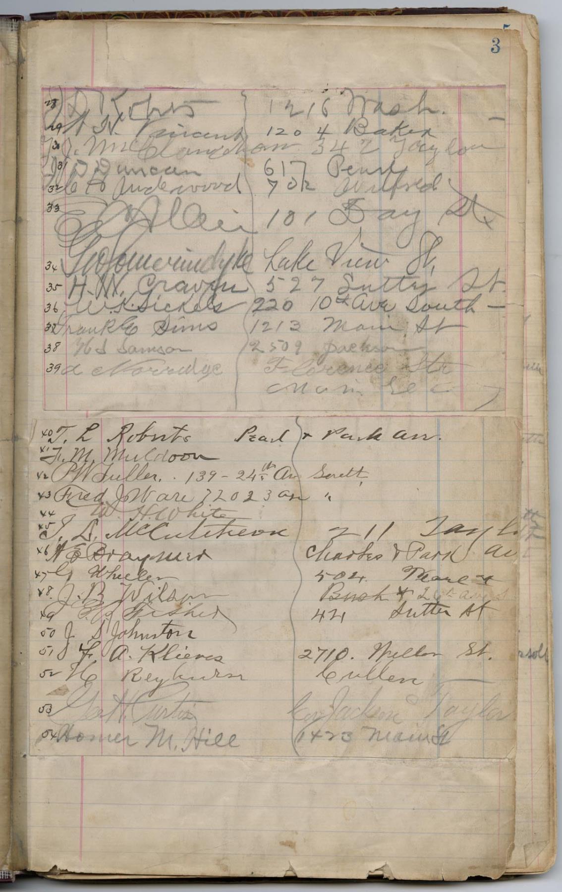 Image of Roll and minutes of the Republican Club, Seattle, 1896