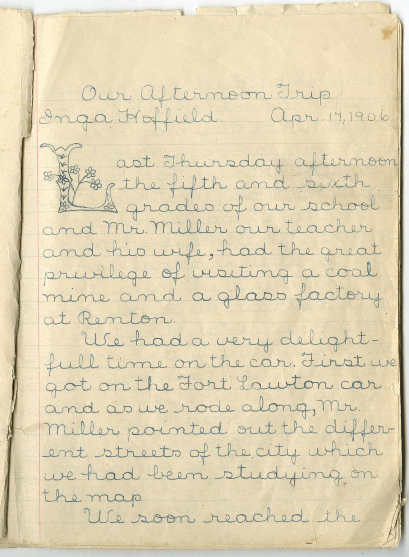 Image of Our Afternoon Trip, April 17, 1906
