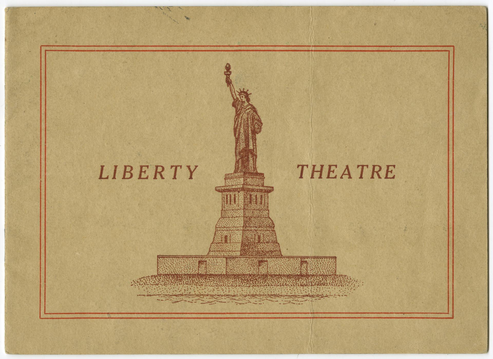 Image of Liberty Theatre souvenir, Seattle, October 27, 1914