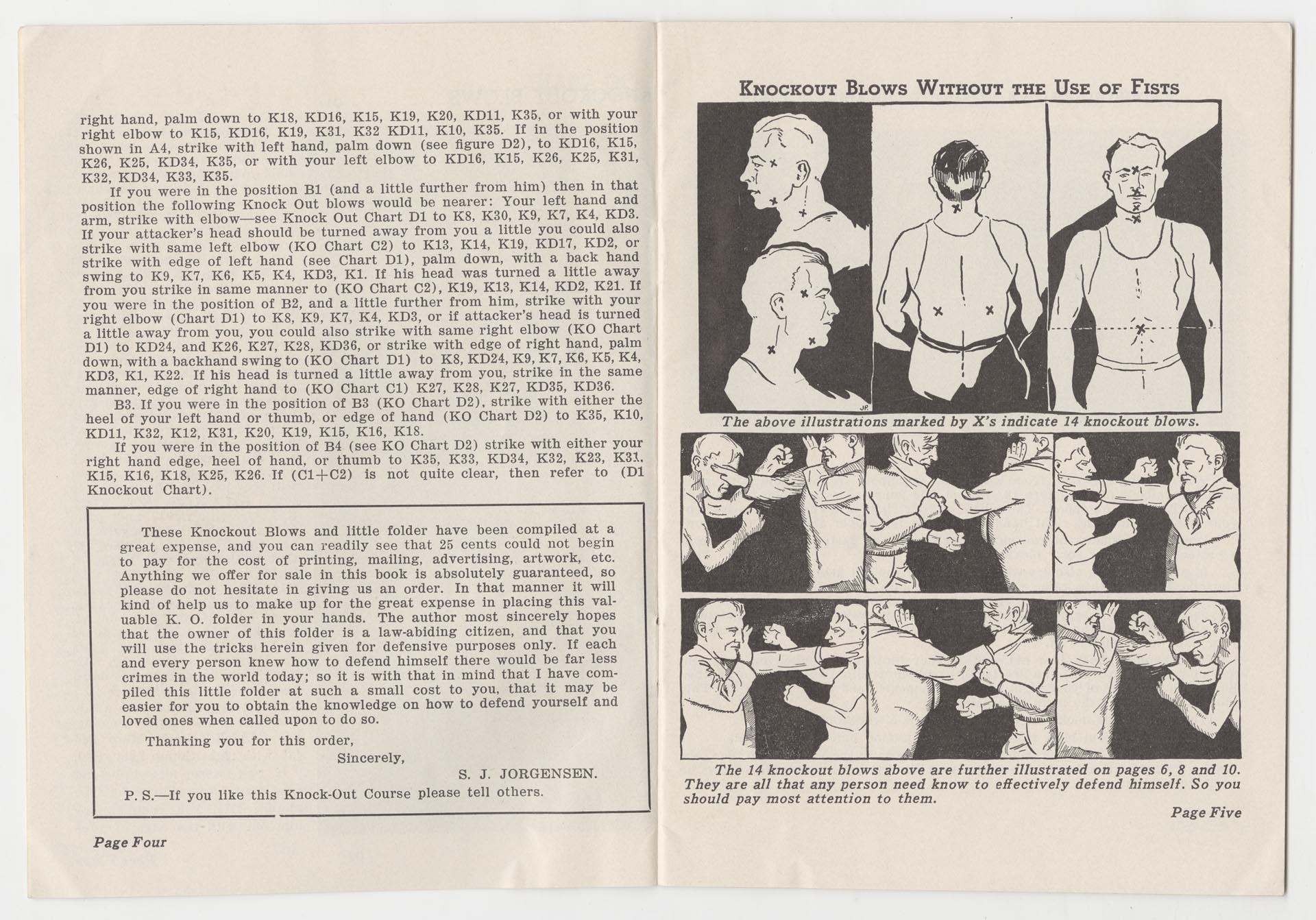 Image of Thirty-six secret knock-out blows without the use of fists, Seattle, 1938