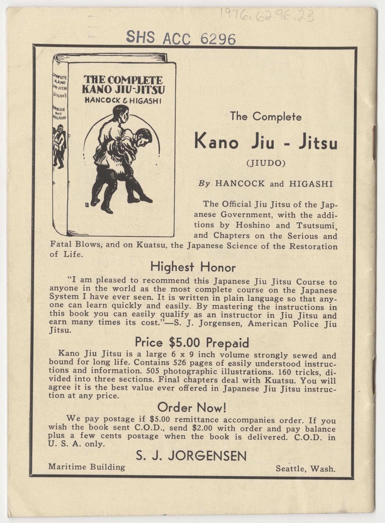 Image of Thirty-six secret knock-out blows without the use of fists, Seattle, 1938