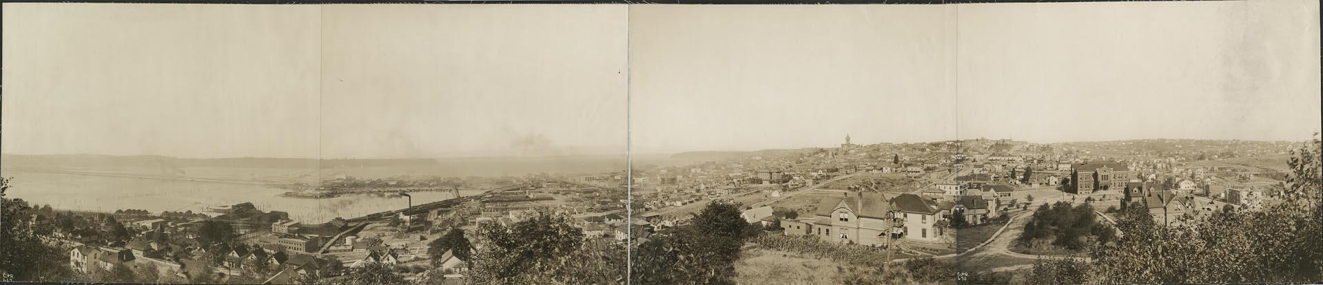Image of Seattle from Beacon Hill, circa 1909