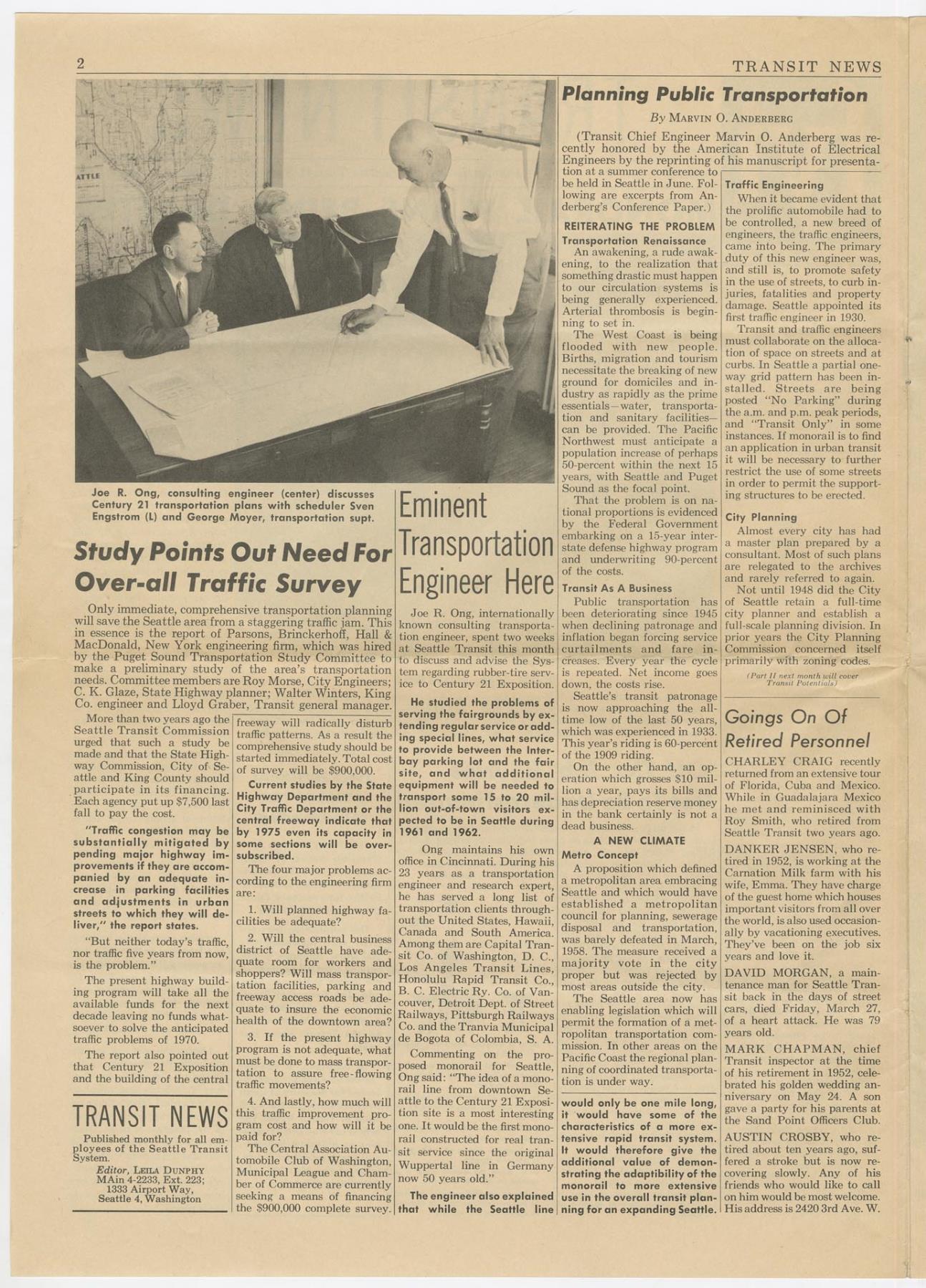 Image of Transit News, May, 1959