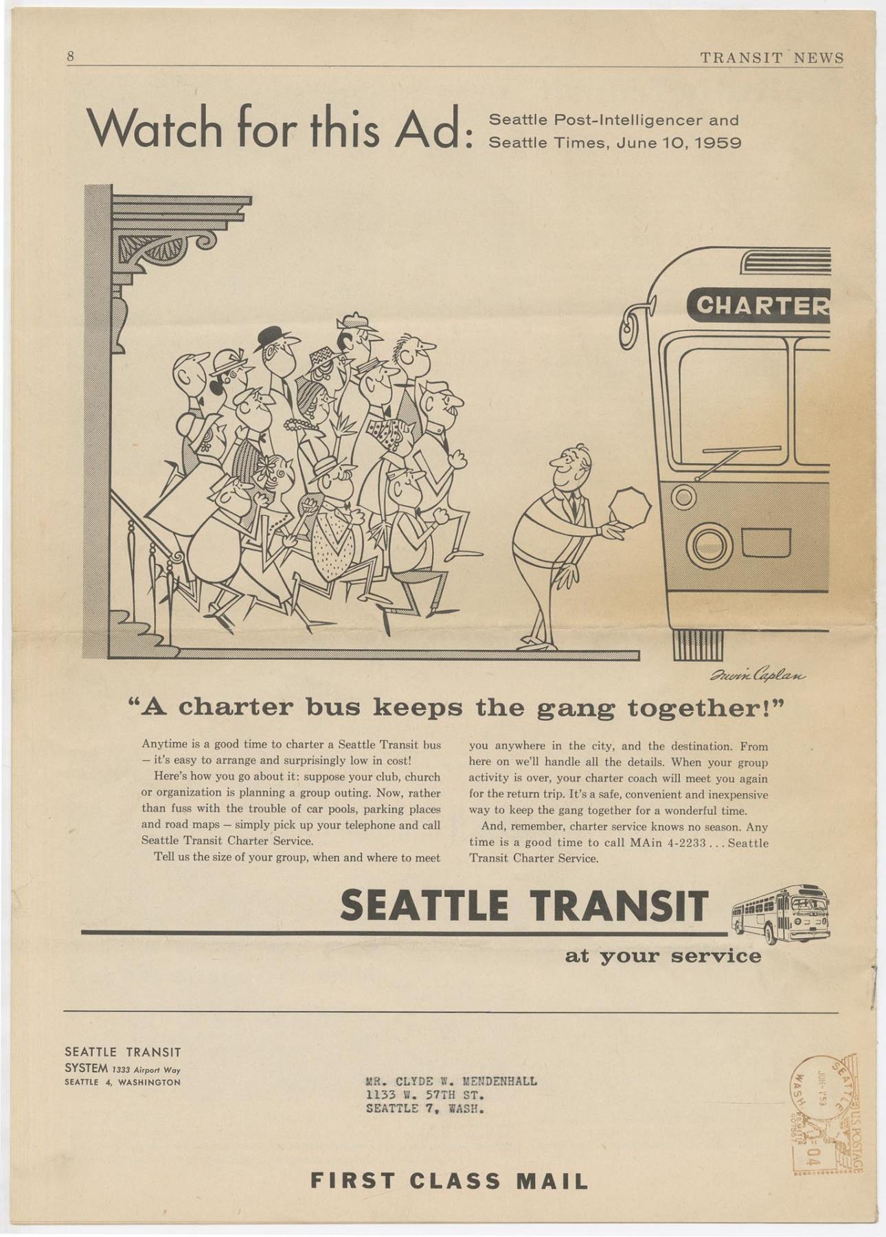 Image of Transit News, May, 1959