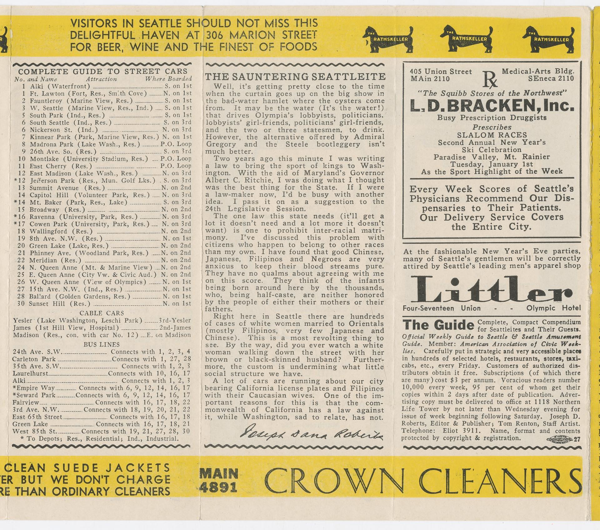 Image of The Guide, December 29, 1934
